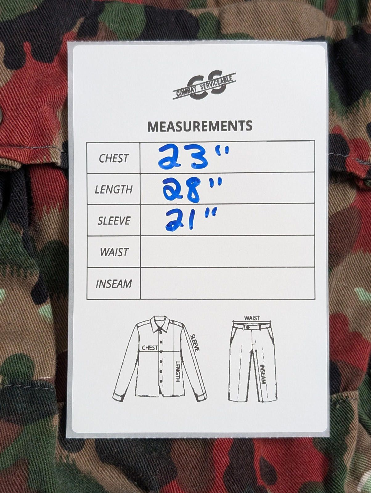 The Unbranded Brand Swiss Army Alpenflage Jacket Cold War 1964 Dated - Medium Size US M / EU 48-50 / 2 - 4 Thumbnail
