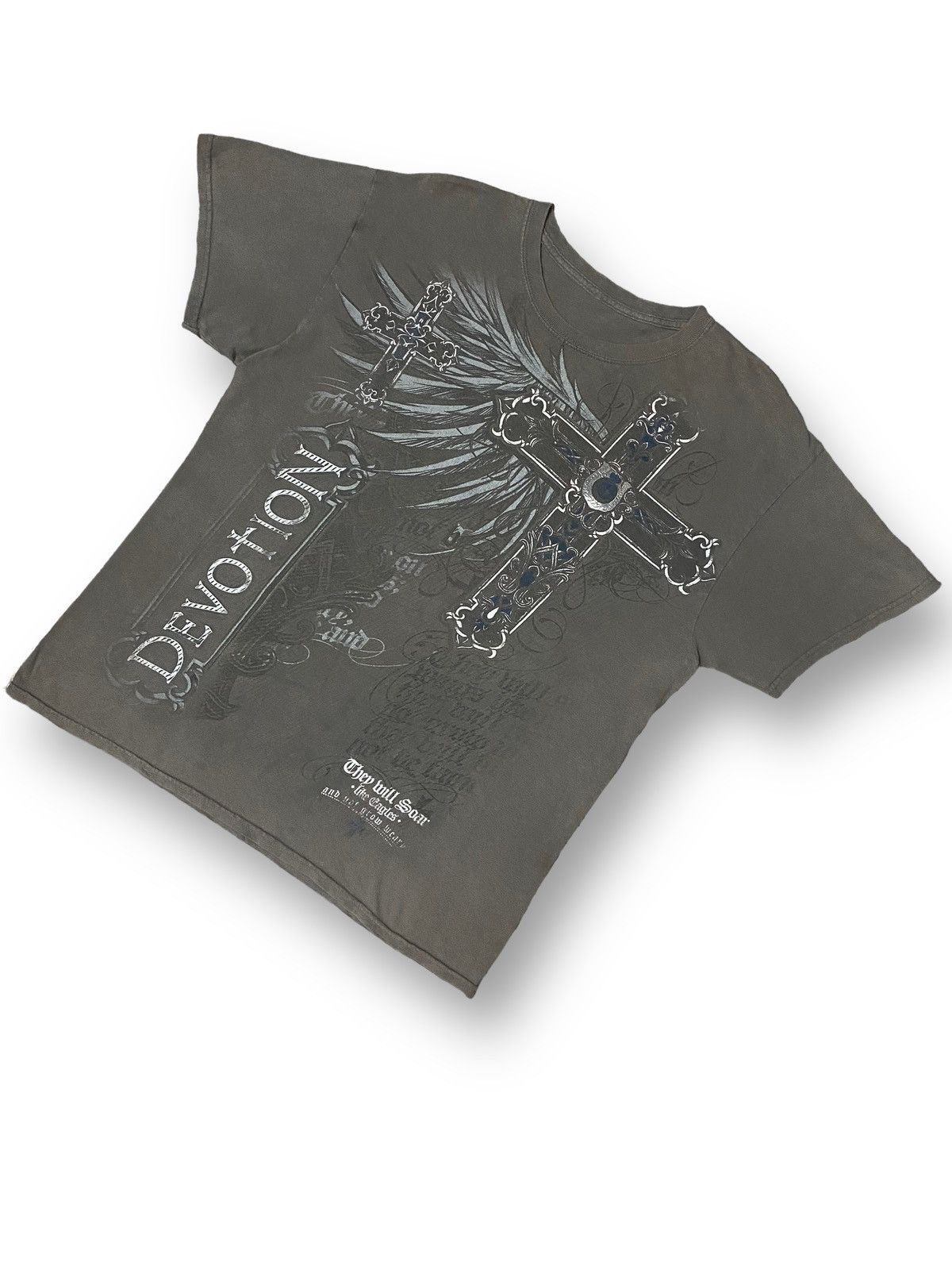 20471120 × Affliction Devotion Tee Affliction Religion they will Soar Eagles Size US M / EU 48-50 / 2 - 2 Thumbnail