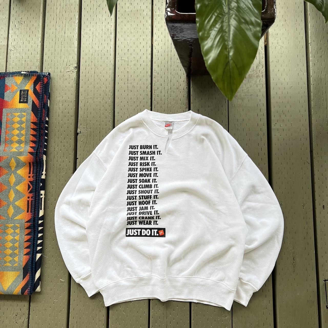 Nike × Vintage Vintage Nike Crewneck Sweatshirt Size US XL / EU 56 / 4 - 2 Thumbnail