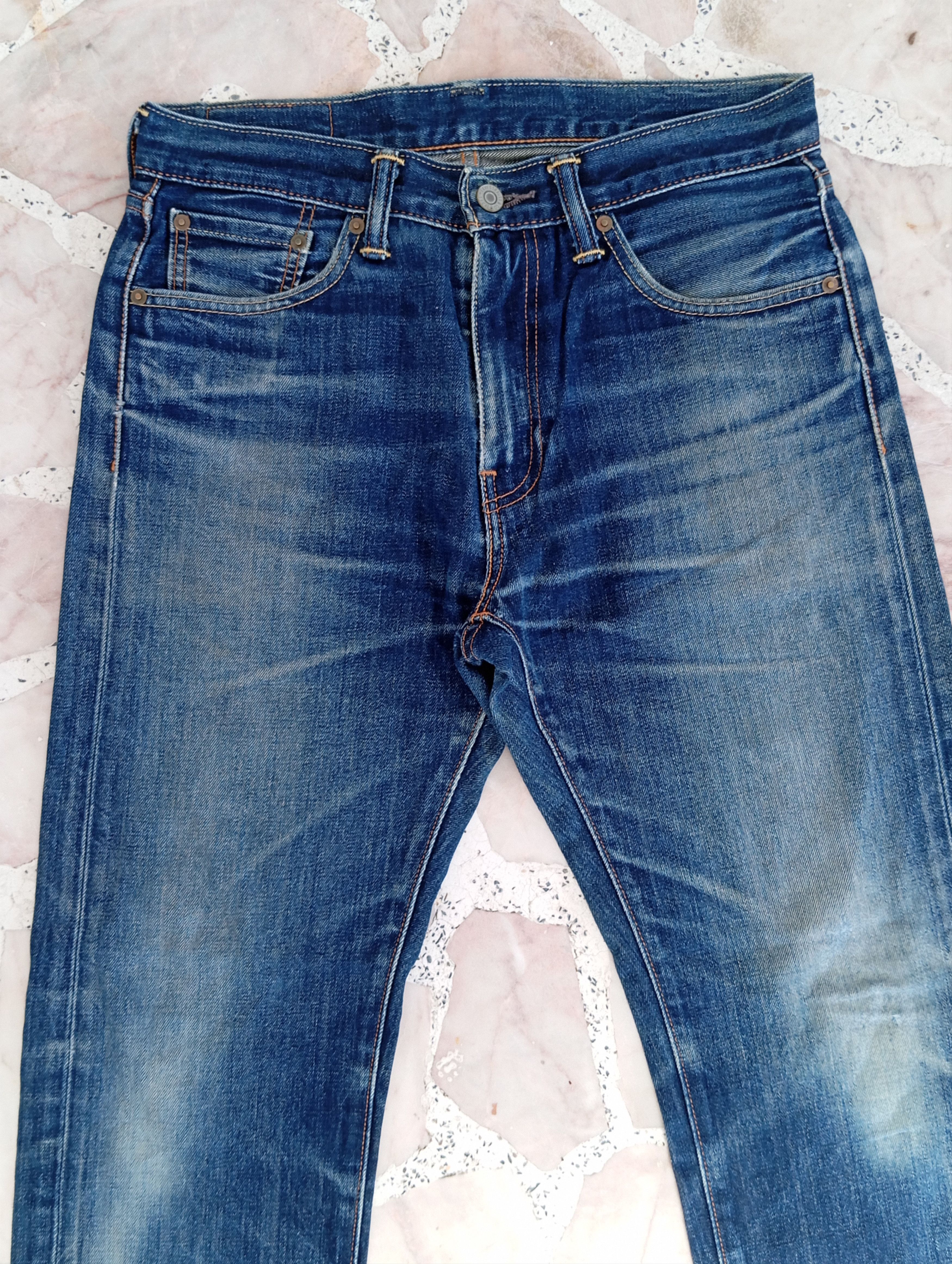 Levi's Beautiful Levis Distressed Denim blue colourway Size US 31 - 2 Thumbnail