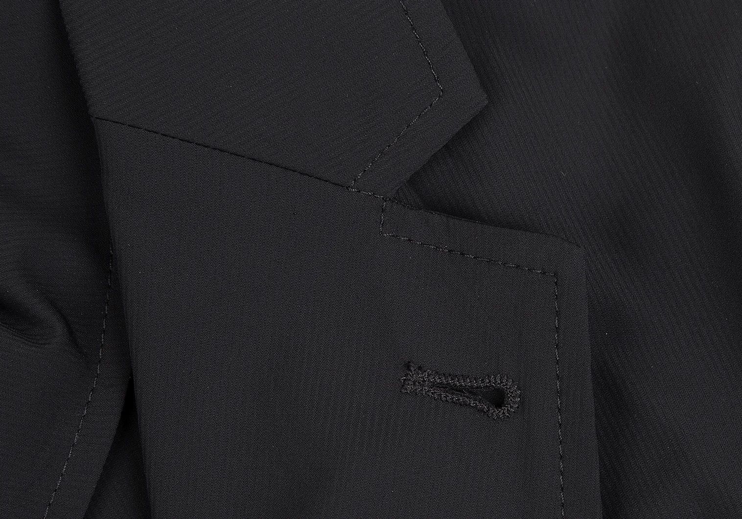 Emporio Armani Stretch Zip Jacket in Black Size 54 Size US L / EU 52-54 / 3 - 4 Thumbnail
