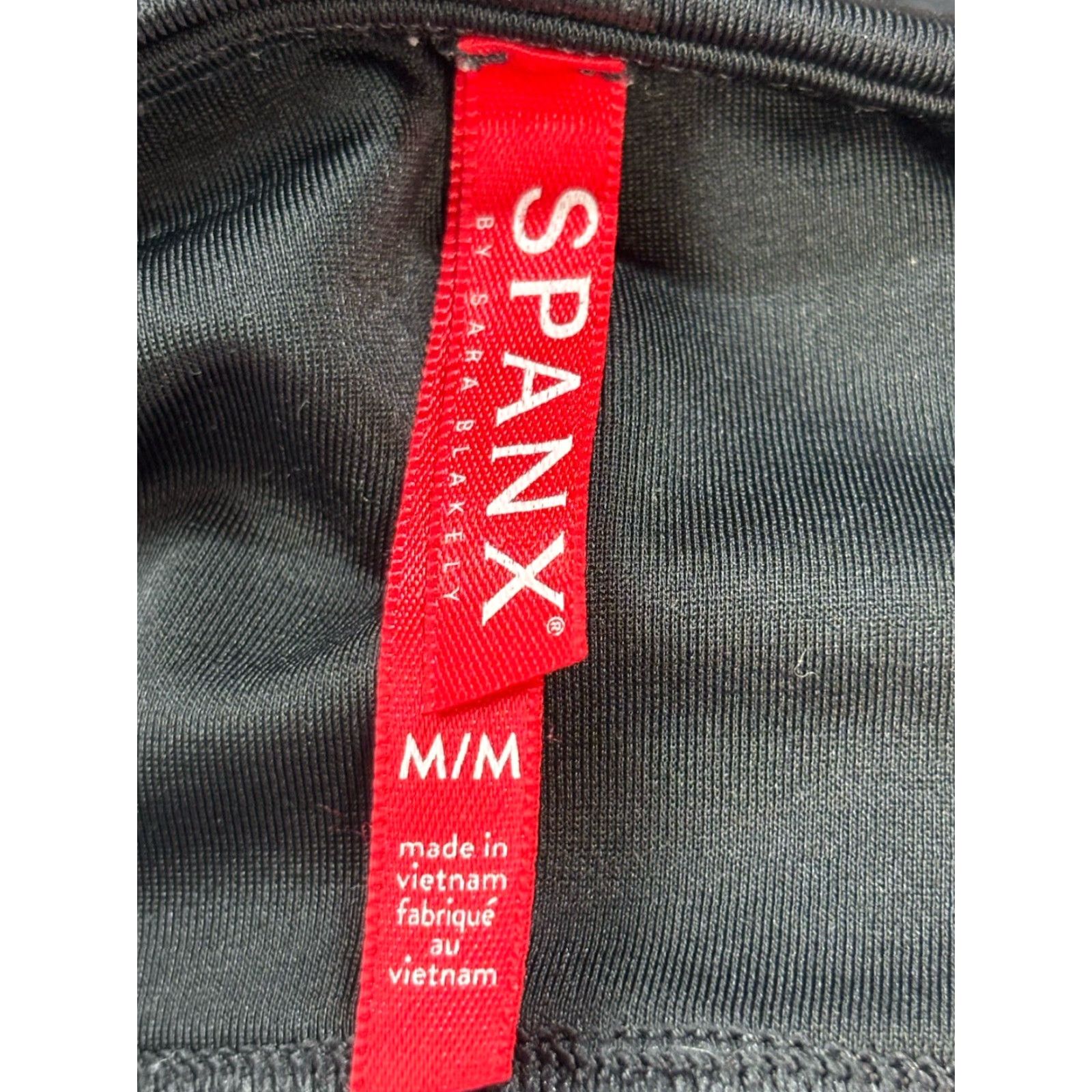 Spanx SPANX Faux Leather Black Camo Leggings Womens Size M High Rise Stretch Activewear Size 32" / US 10 / IT 46 - 5 Thumbnail