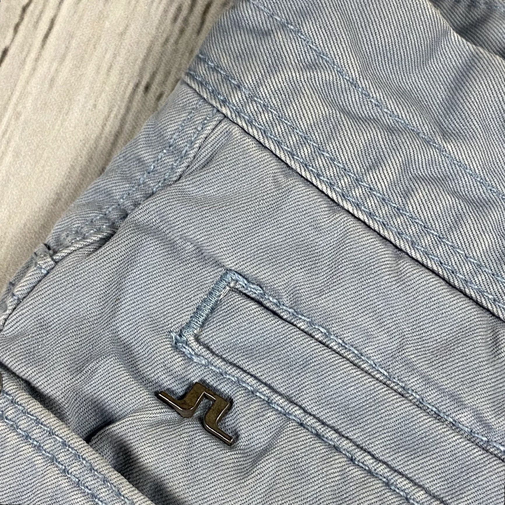 J.Lindeberg J.Lindeberg CHAZE Khakis Pants Cotton Slim Fit 30x34 Blue Men Casual 5-Pocket Flat Front Mens Size US 30 / EU 46 - 5 Thumbnail
