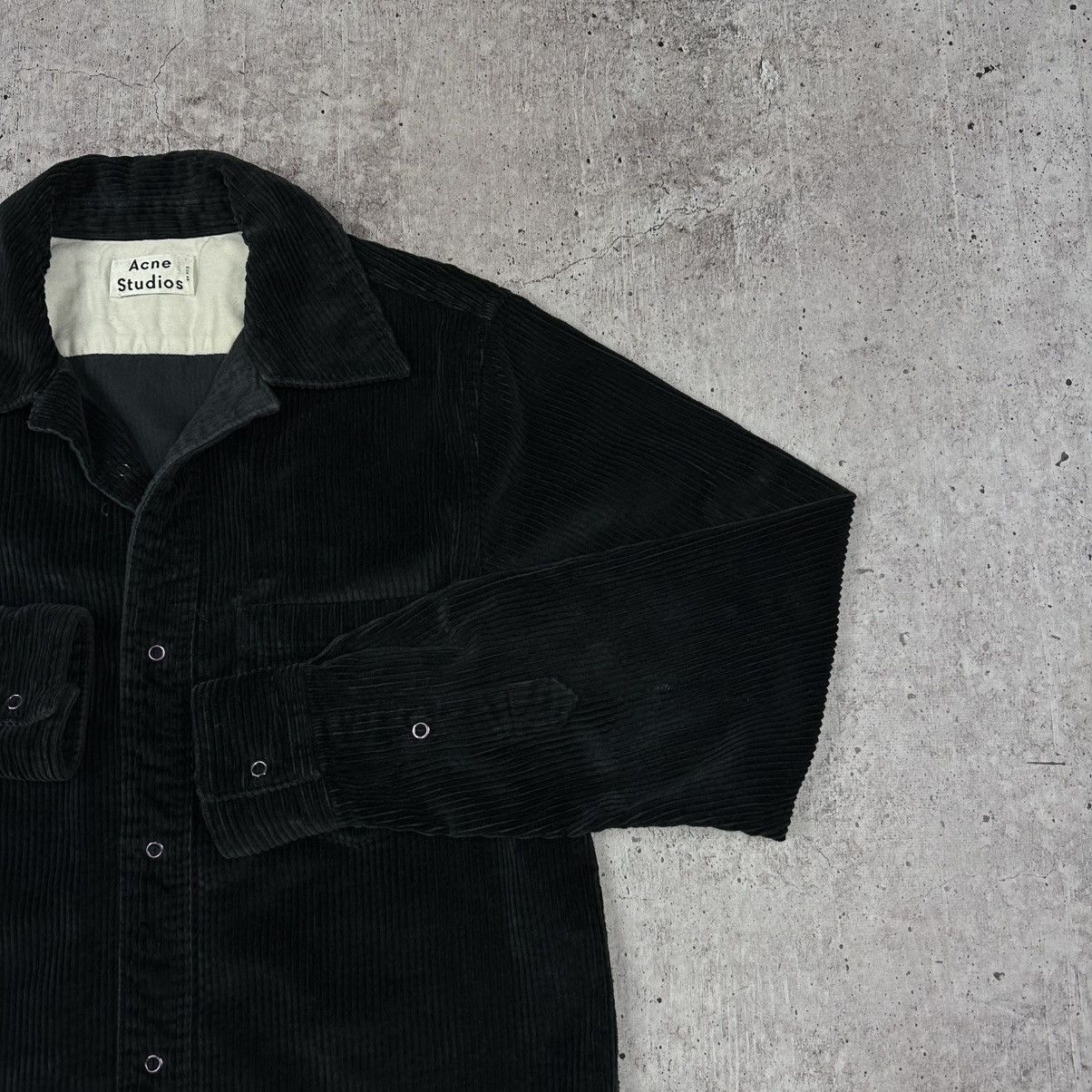 Acne Studios Acne Studios Vintage Corduroy Black Overshirt Size US S / EU 44-46 / 1 - 2 Thumbnail