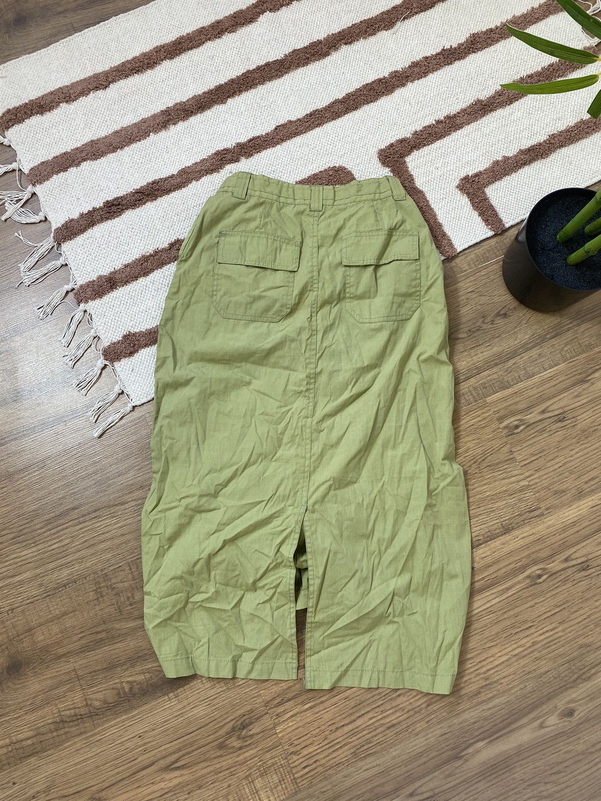 Vintage DRAPERY CARGO ON PUFFS GORPCORE SKIRT Size 25" / US 0 / IT 36 - 5 Thumbnail