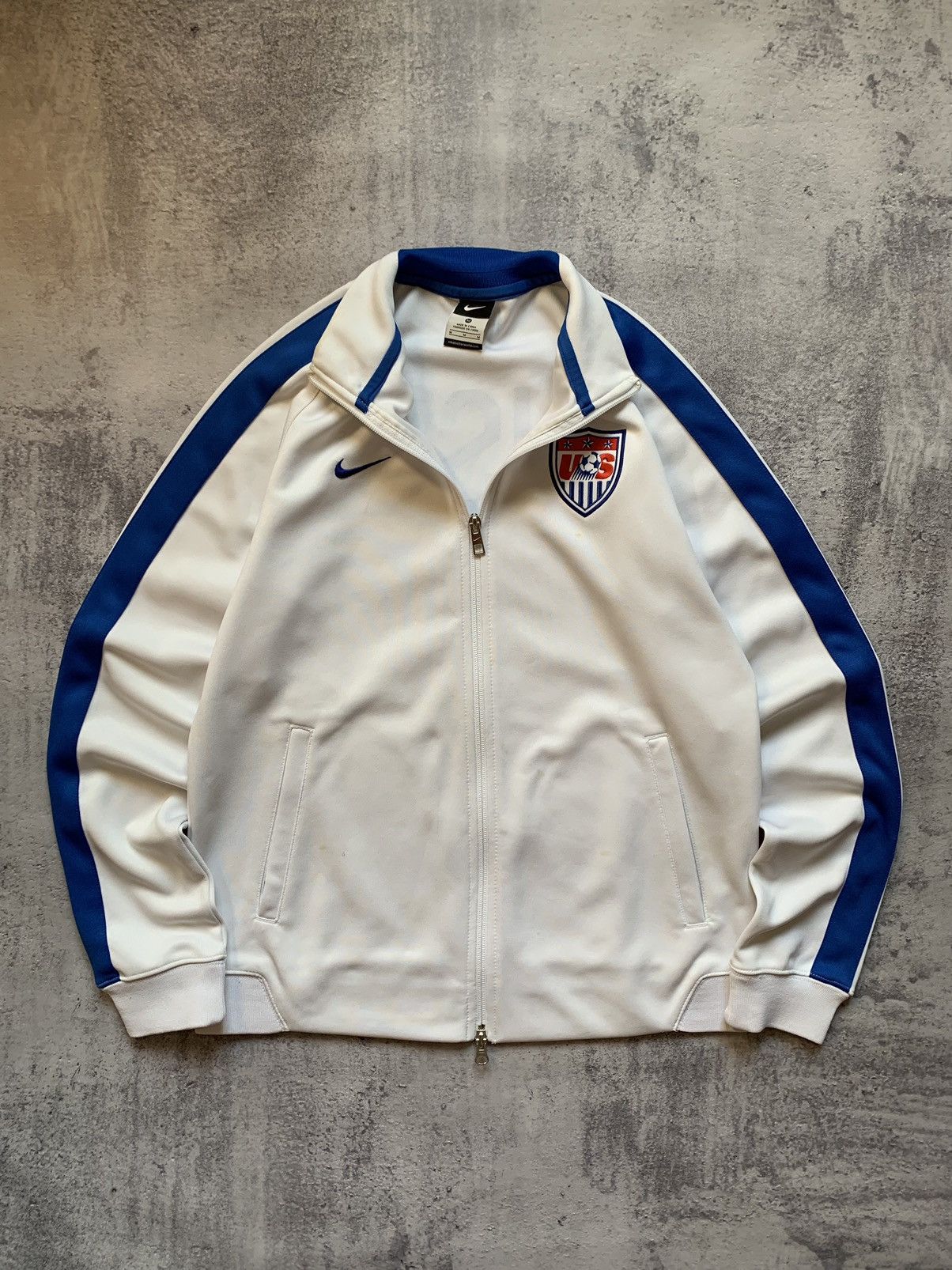 Nike USA National Soccer Team Nike Full Zip Track Jacket Size US M / EU 48-50 / 2 - 1 Thumbnail