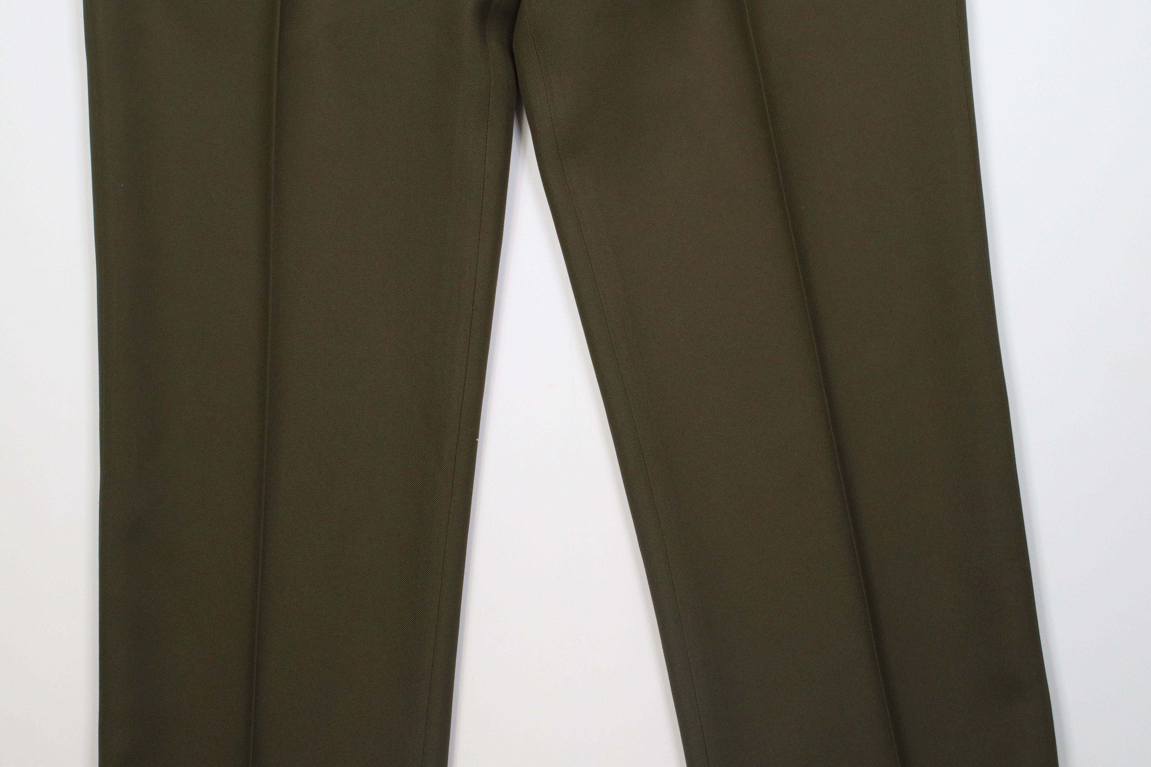Vintage Vintage 90s Streetwear Wide Leg Chino Pants Olive Green Size US 40 / EU 56 - 3 Thumbnail