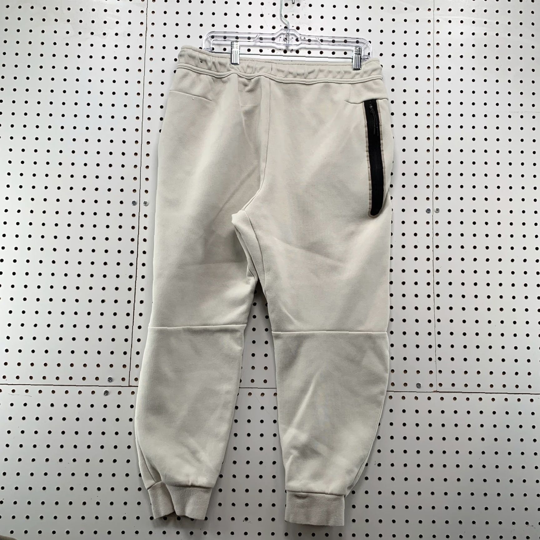 Nike Nike Tech Fleece Jogger Sweatpants Mens Large Beige Drawstring Pockets Size US 33 - 5 Thumbnail