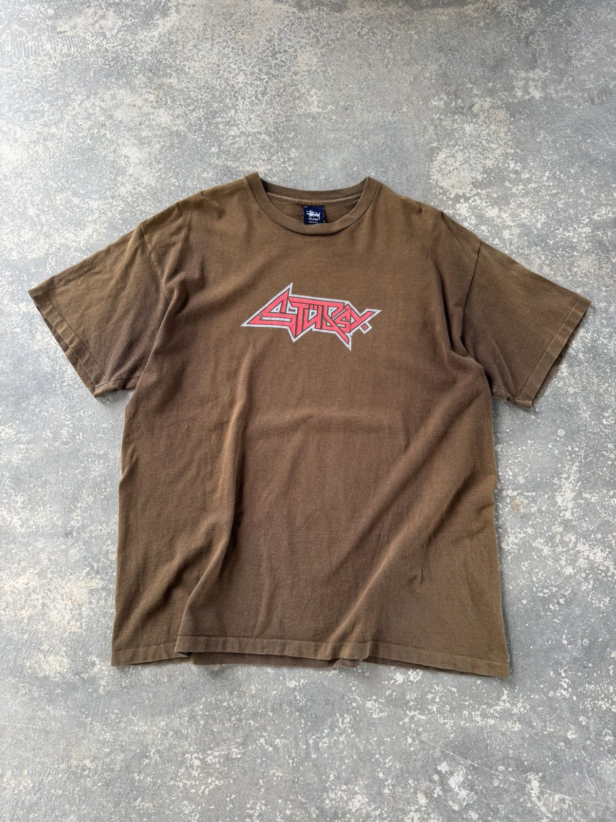 Vintage 90’s Stussy Spellout Anthrax Tee