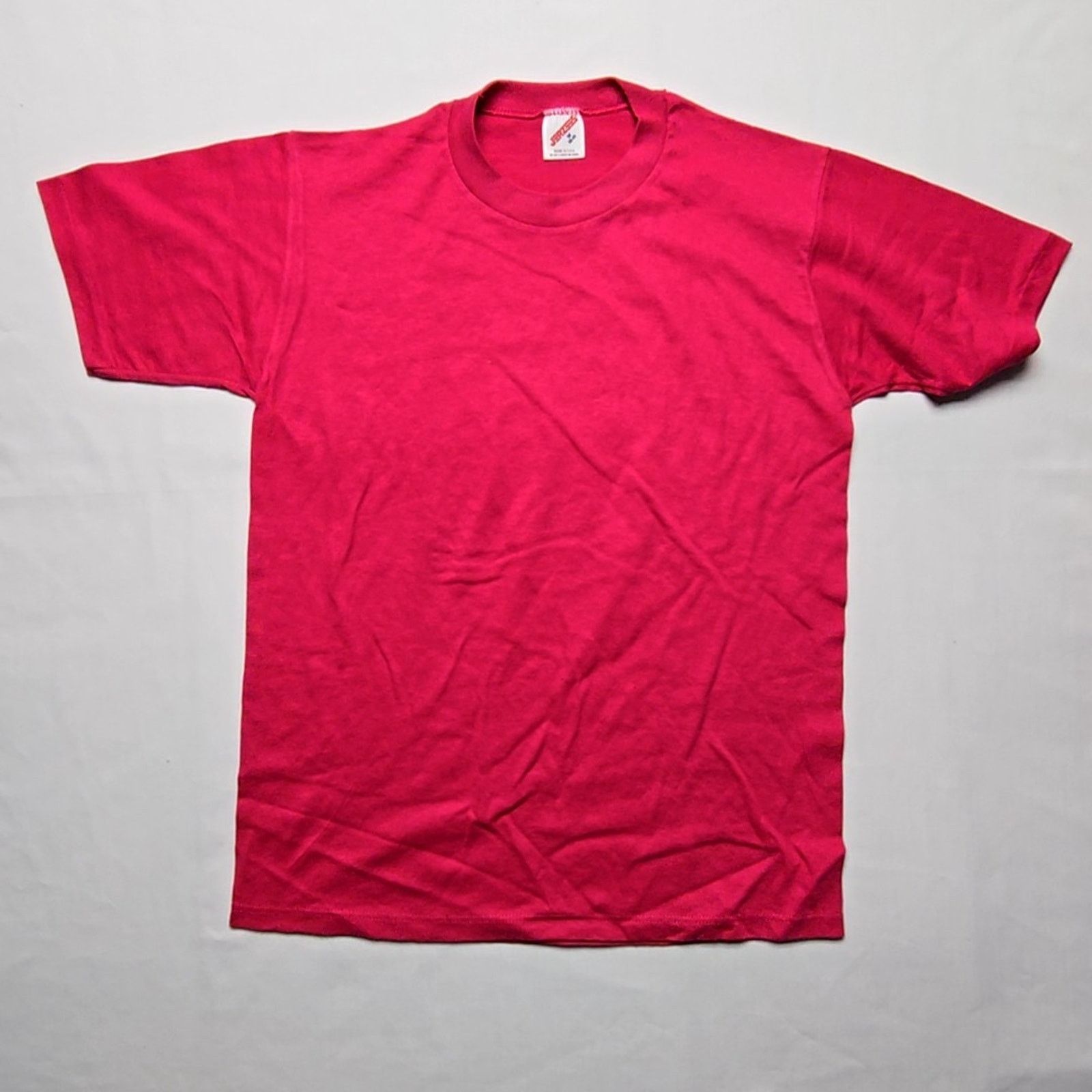 Jerzees Vintage Jerzees Pink T-Shirt USA M 90s Single Stitch Tee Size US M / EU 48-50 / 2 - 1 Thumbnail