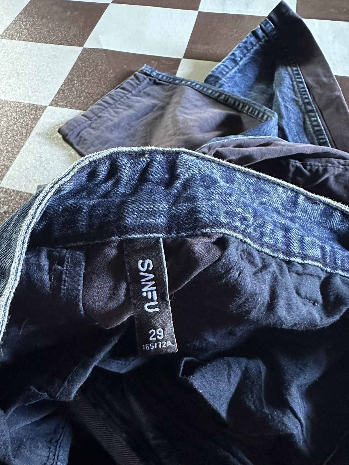 Japanese Brand San U cargo denim jeans Size US 28 / EU 44 - 8 Thumbnail