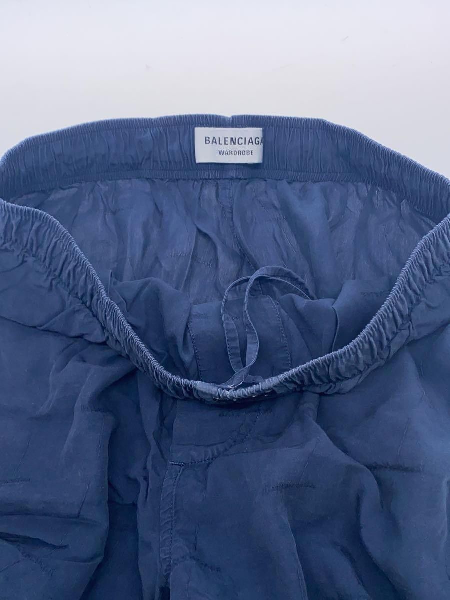 Balenciaga o1in1g1024 Pyjama Shorts in Dark Navy Size 25" / US 0 / IT 36 - 3 Thumbnail