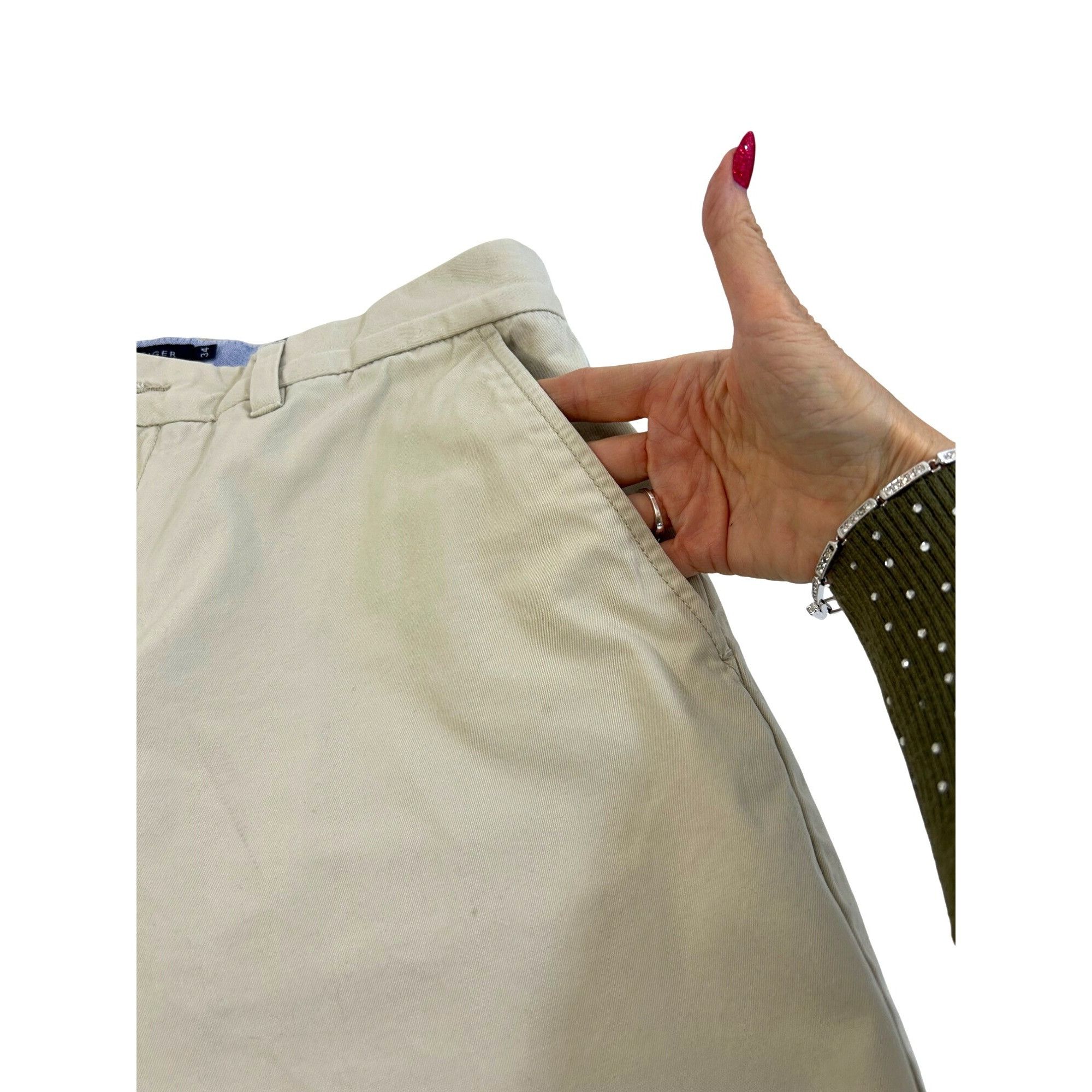 Tommy Hilfiger Tommy Hilfiger Vintage Men’s Khaki Chino Shorts 34 Classic F Size US 34 / EU 50 - 9 Thumbnail