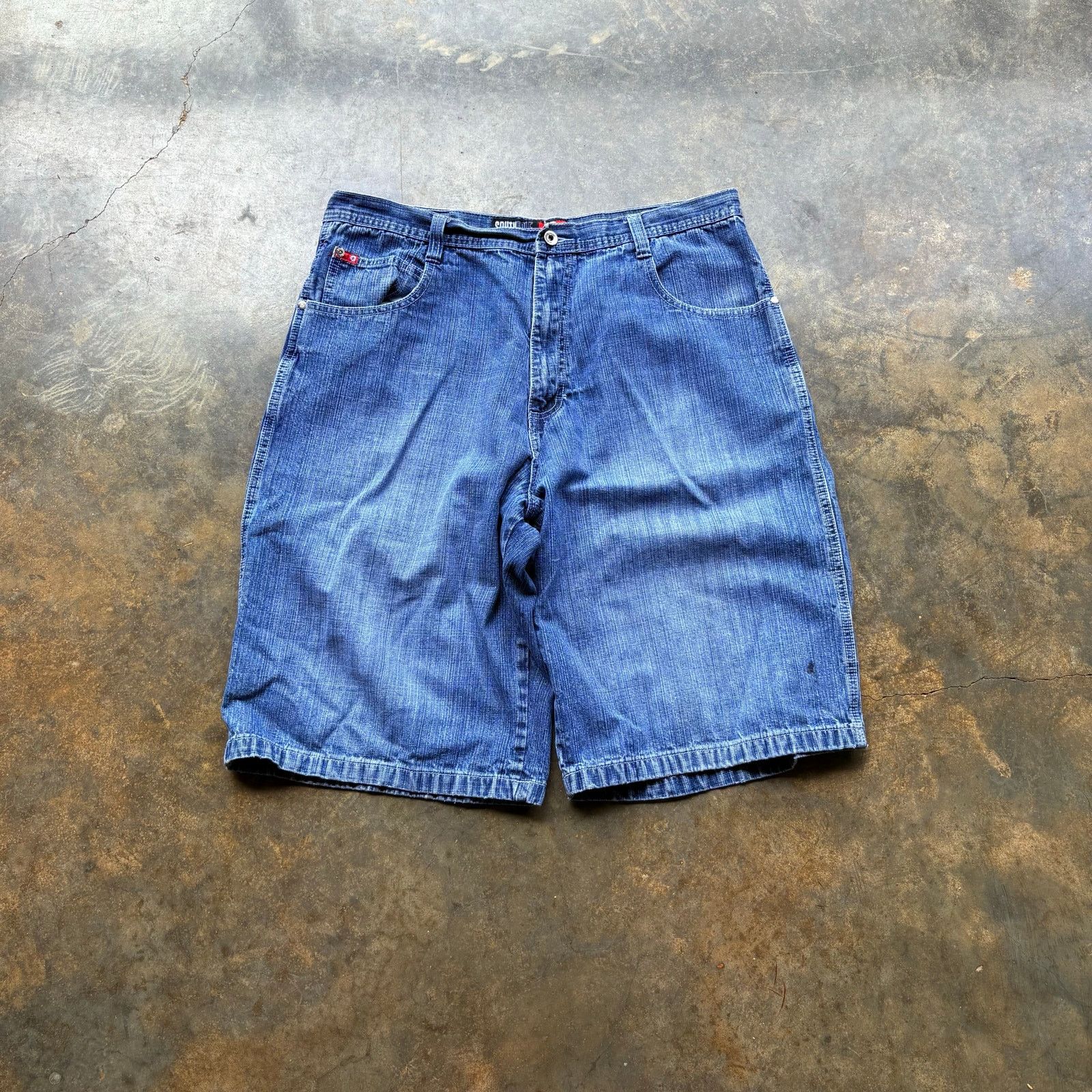 Southpole Vintage Baggy Y2K Red Tab Southpole Jorts Size 38 Size US 38 / EU 54 - 2 Thumbnail