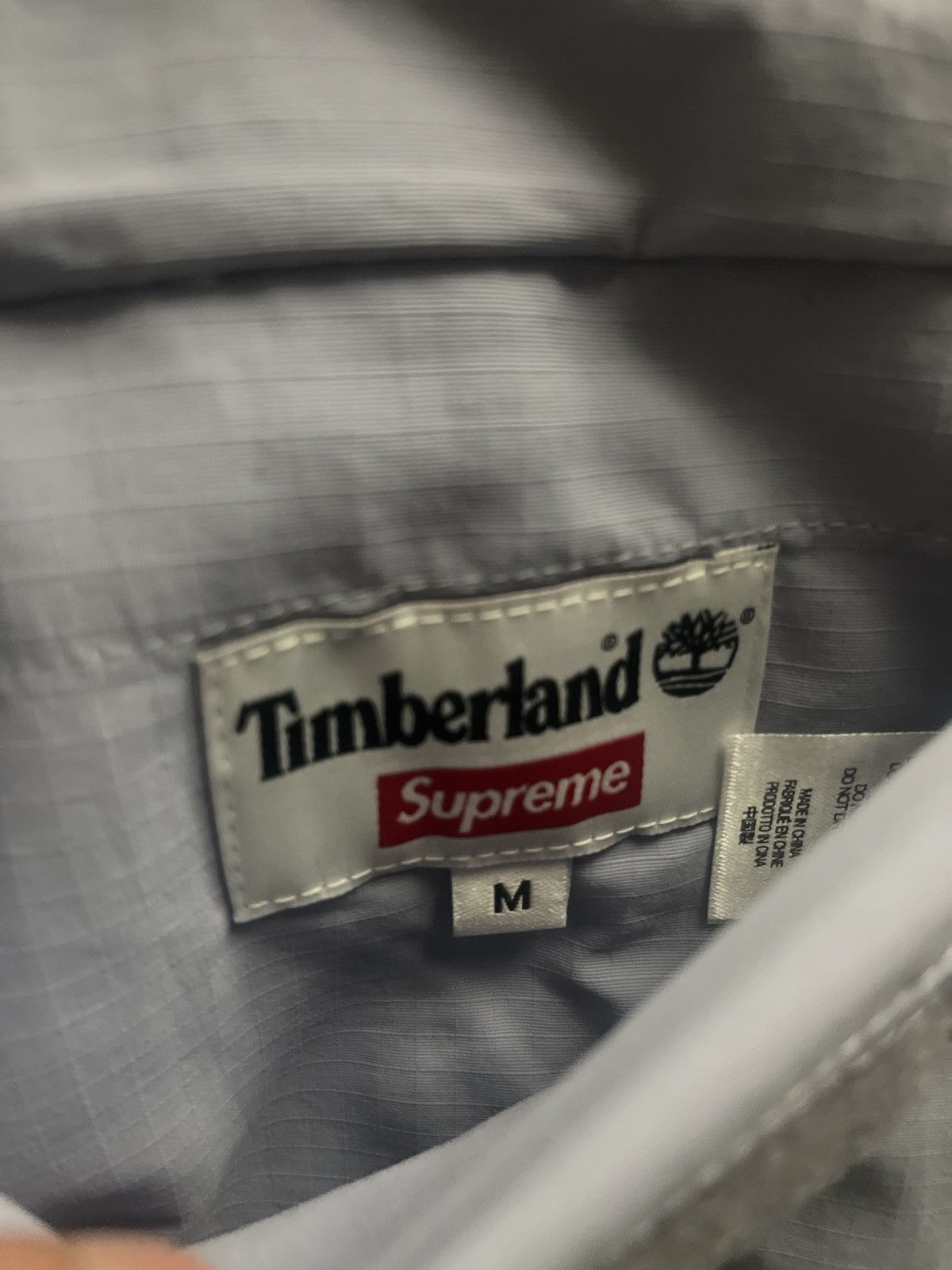 Supreme × Timberland Supreme x Timberland Dusty Blue Jacket Size US M / EU 48-50 / 2 - 11 Thumbnail