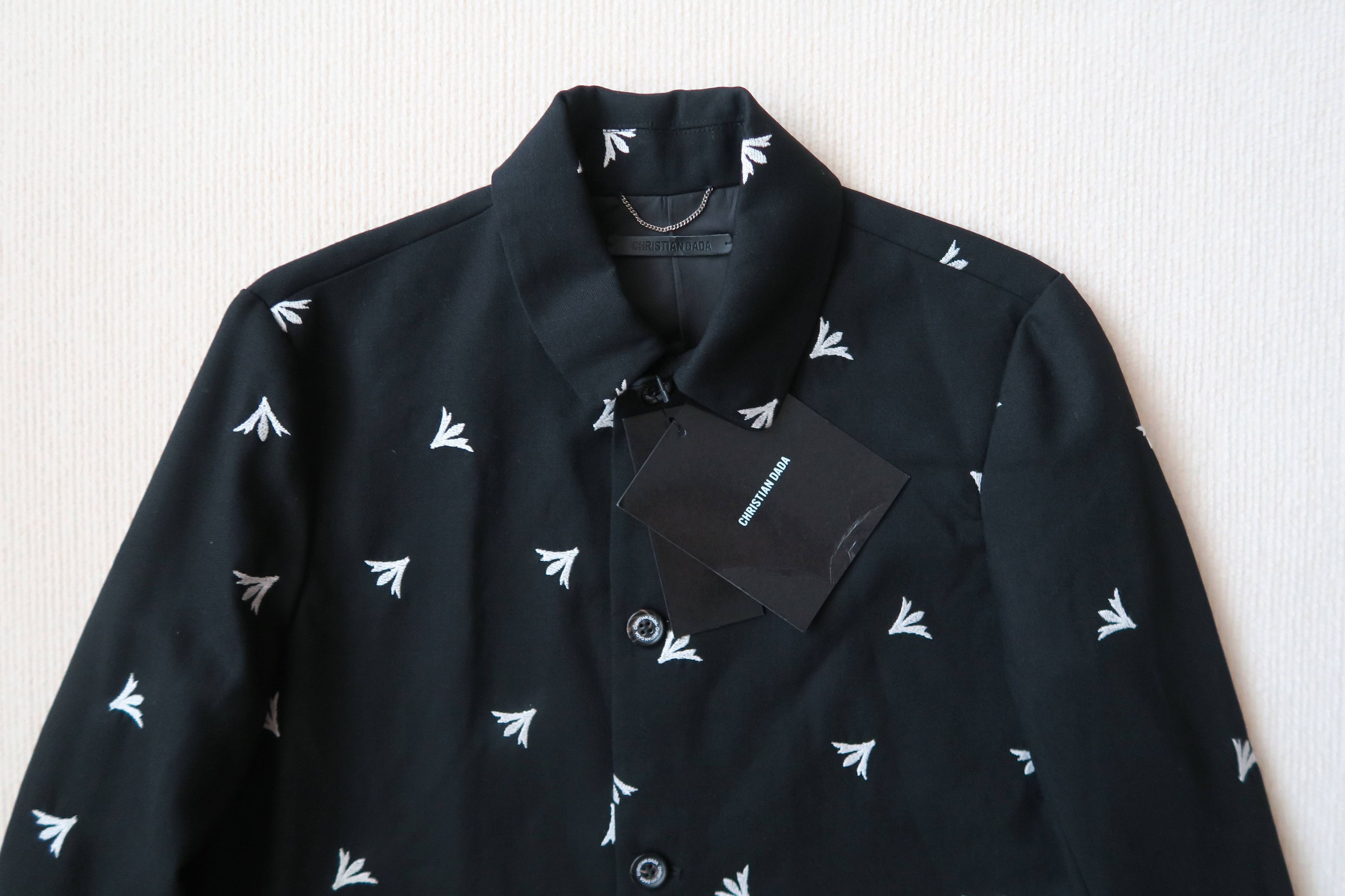 Christian Dada Christian Dada Japan Dandelion Embroidered Trench Coat Size US M / EU 48-50 / 2 - 2 Thumbnail