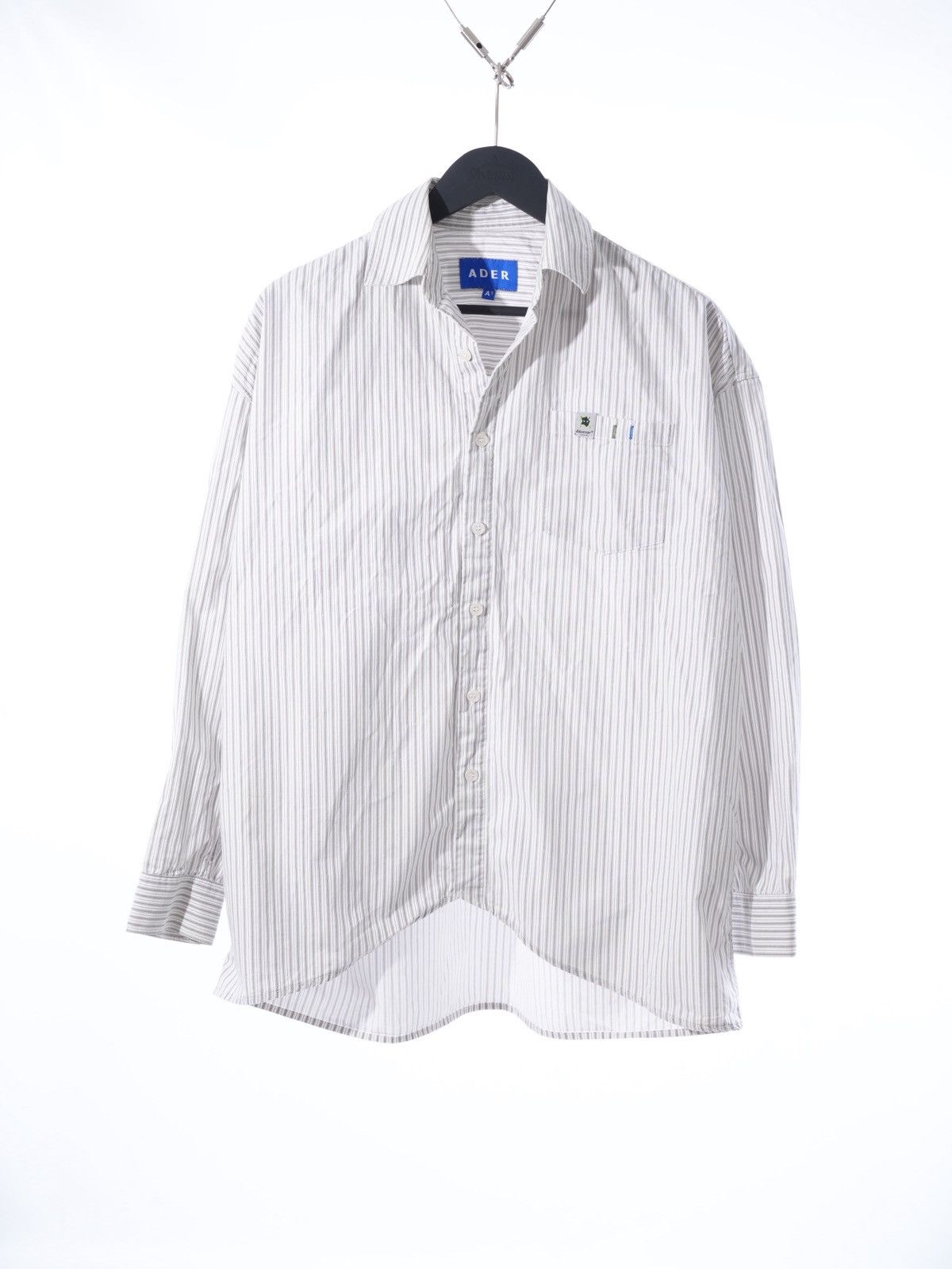 Ader Error ADER ERROR Blue Striped Shirt long sleeve Size US L / EU 52-54 / 3 - 1 Thumbnail