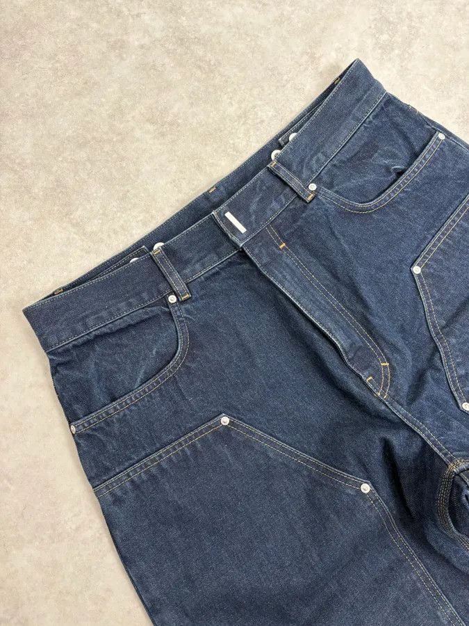Givenchy SS2024 Givenchy 4G Cargo Denim Brut Carpenter Jeans Size US 34 / EU 50 - 6 Thumbnail