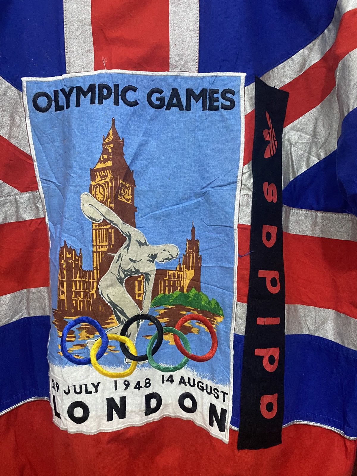 Adidas Vtg Adidas Olympic 1948 Games Crewneck AOP Collection Size US M / EU 48-50 / 2 - 6 Thumbnail