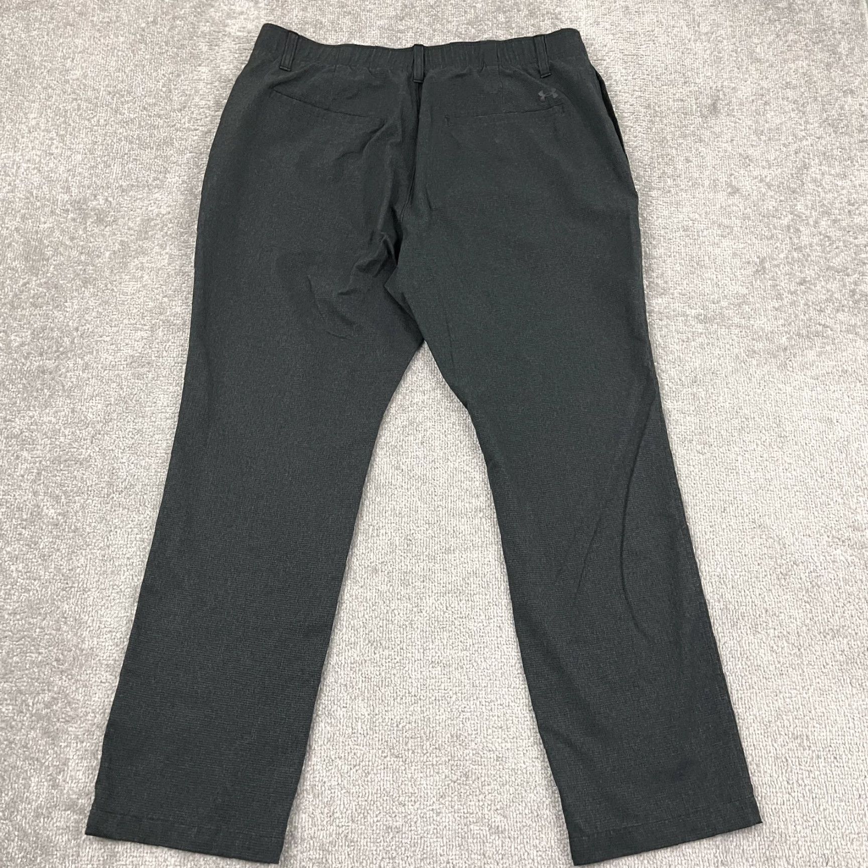 Under Armour Under Armour Vented Pants Mens 36 x 30 Straight Leg Gray Performance Golf Chino Size US 36 / EU 52 - 6 Thumbnail