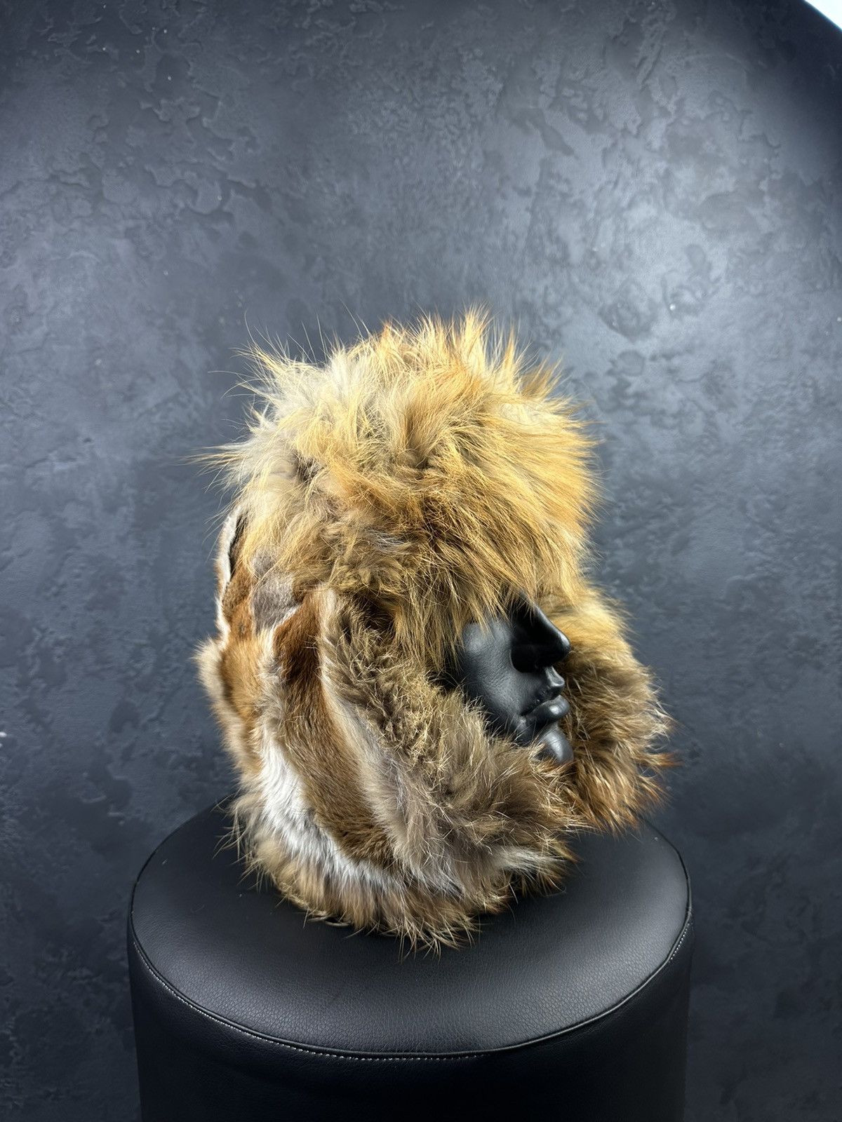 Hysteric Glamour × Japanese Brand Y2K Style Mohair Fuzzy Ushanka Hat Faux Fur Distressed 90s Size ONE SIZE - 4 Thumbnail