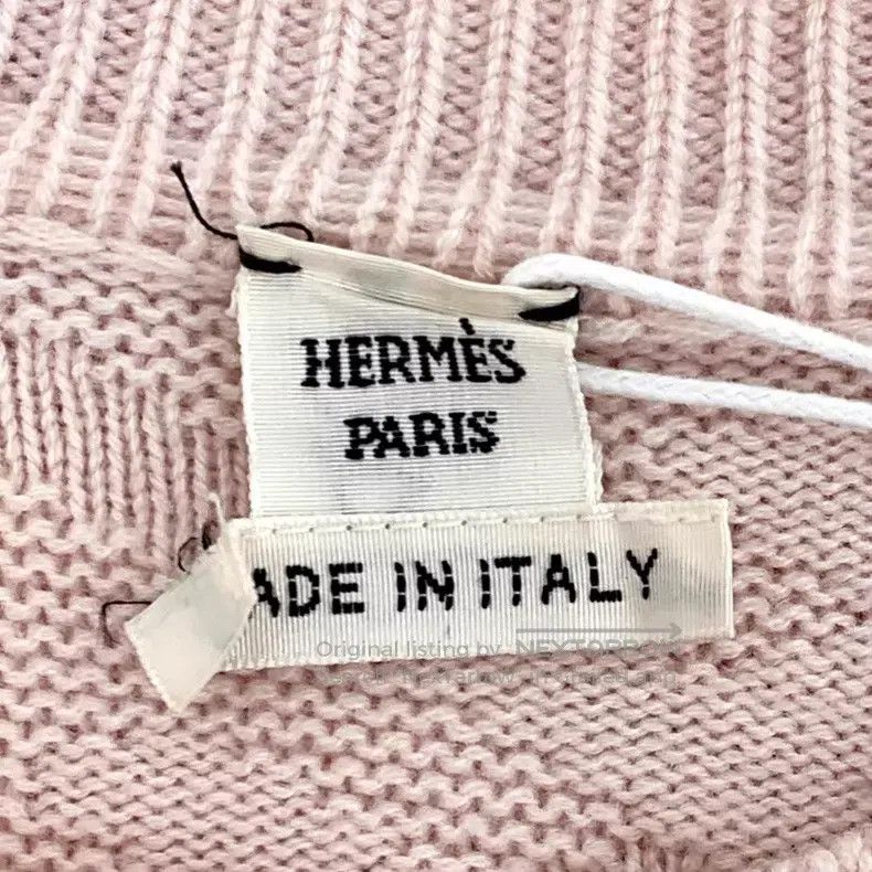 Hermes Hermes Nude pink jacquard all-over printed wool crewneck l Size XXS / US 00 / IT 34 - 5 Thumbnail