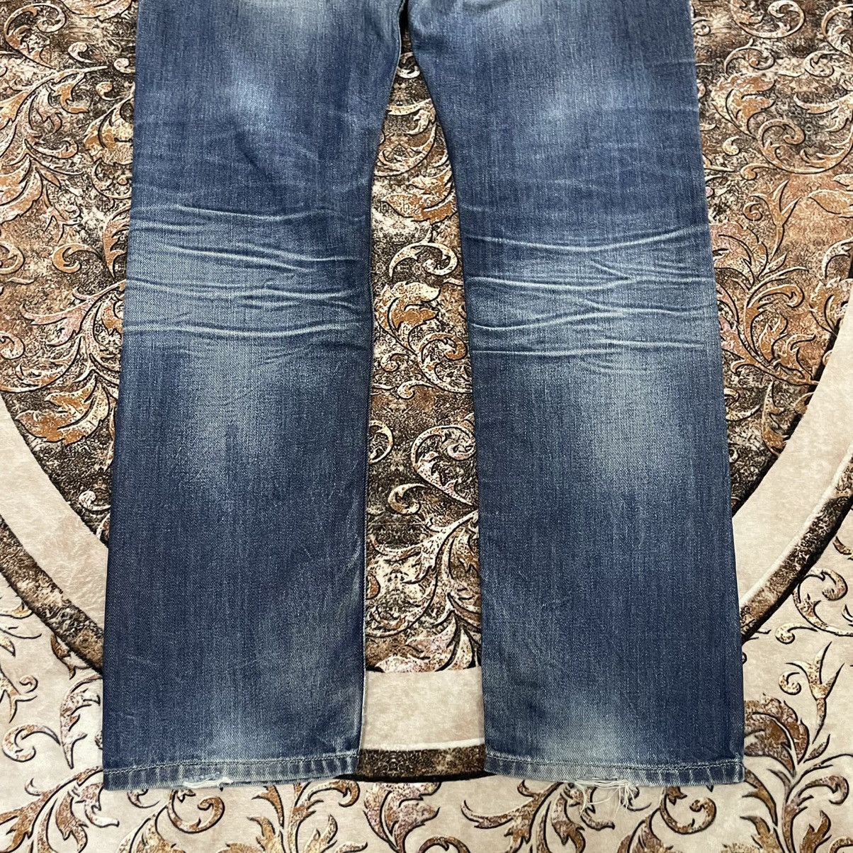 Diesel 🔥Vintage Diesel Industry Krooley Ripped Distress Denim Jeans Size US 34 / EU 50 - 6 Thumbnail