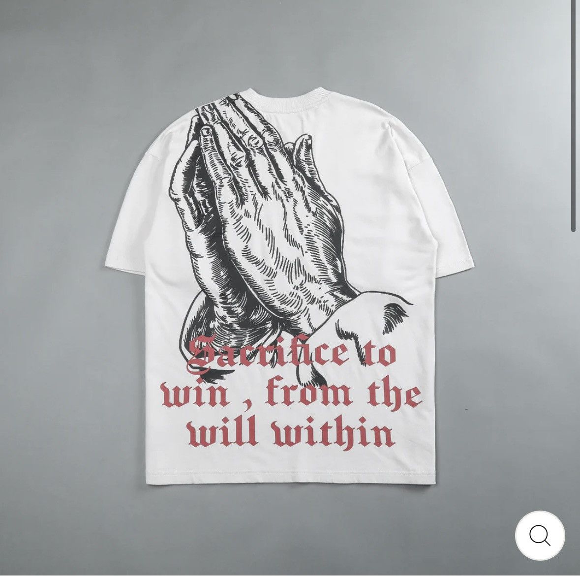 Darc Sport DARC SPORT X ” BODYBUILDING SAVED MY LIFE” PRAYING HANDS Size US XL / EU 56 / 4 - 2 Thumbnail