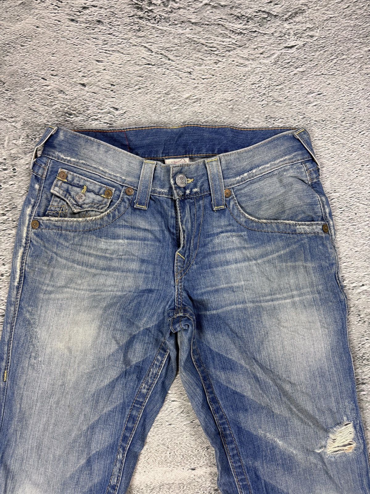 True Religion True Religion jeans vintage Ricky denim pants baby blue Size US 30 / EU 46 - 6 Thumbnail