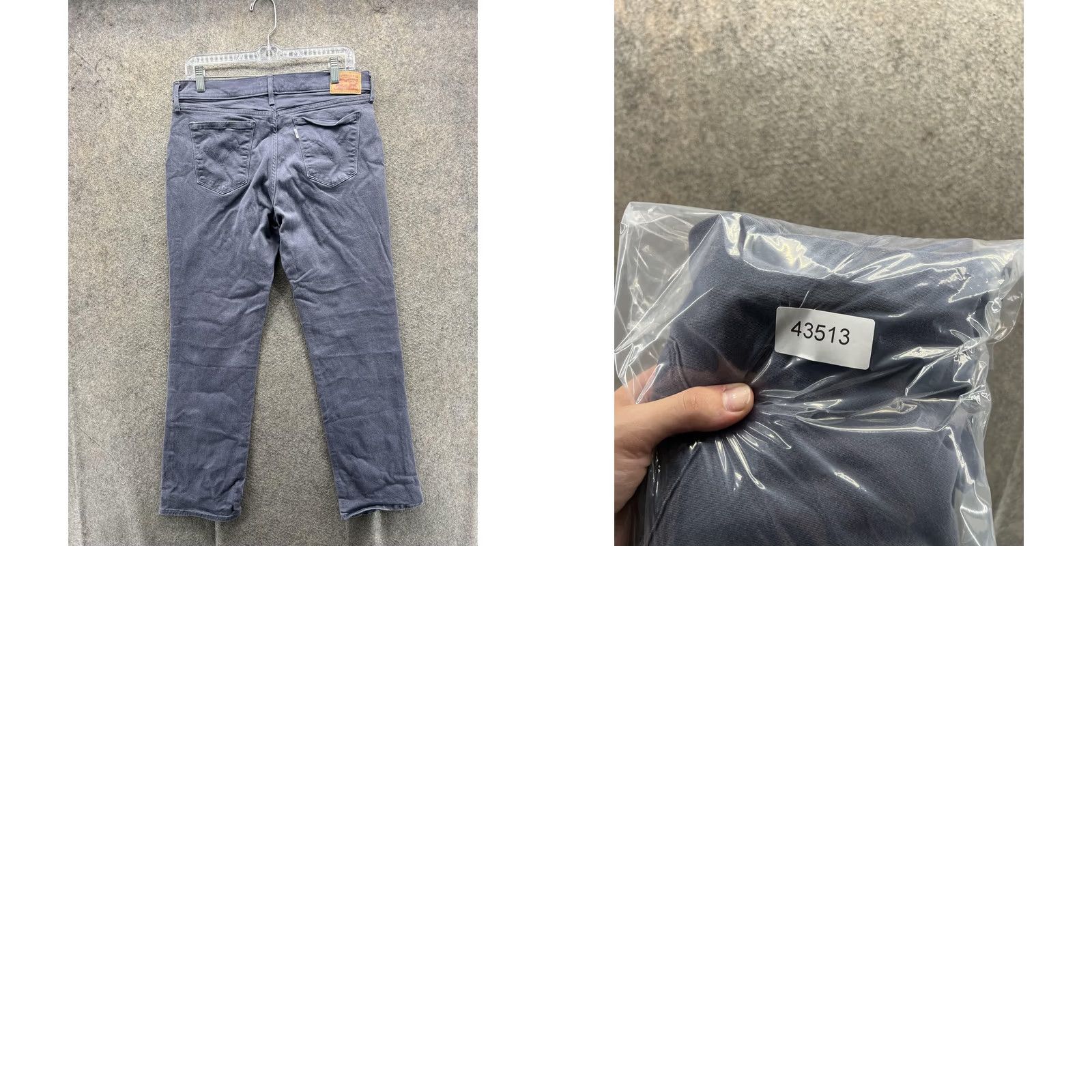Levi's Levi's 505 Jeans Mens 32x30 Blue Regular Fit Straight Denim Dark Wash Casual Size US 31 - 9 Thumbnail
