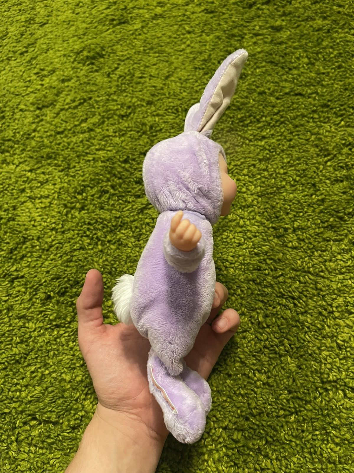 Designer × Handmade 🐰 Anne Geddes art realistic rabbit baby doll Size ONE SIZE - 8 Thumbnail