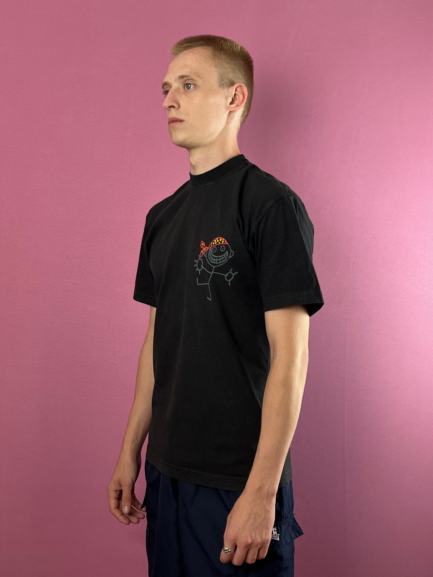 Vintage 90s Pick-Man Vintage Men's Movie T-Shirt Distressed Tee – S Size US S / EU 44-46 / 1 - 1 Thumbnail