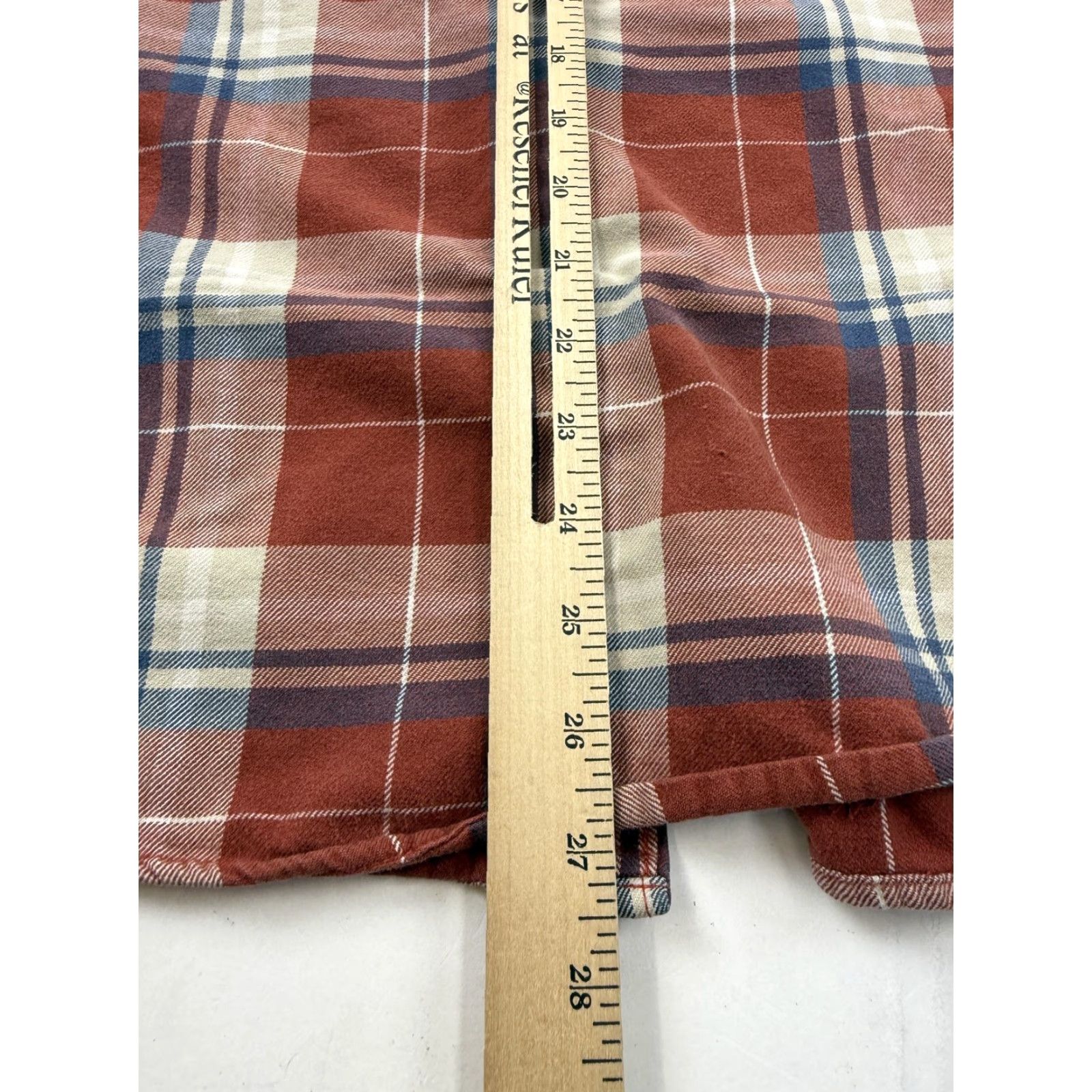 Eddie Bauer Eddie Bauer Shirt Mens Medium Red Plaid Flannel Relaxed Fit Button Front Casual Size US M / EU 48-50 / 2 - 7 Thumbnail
