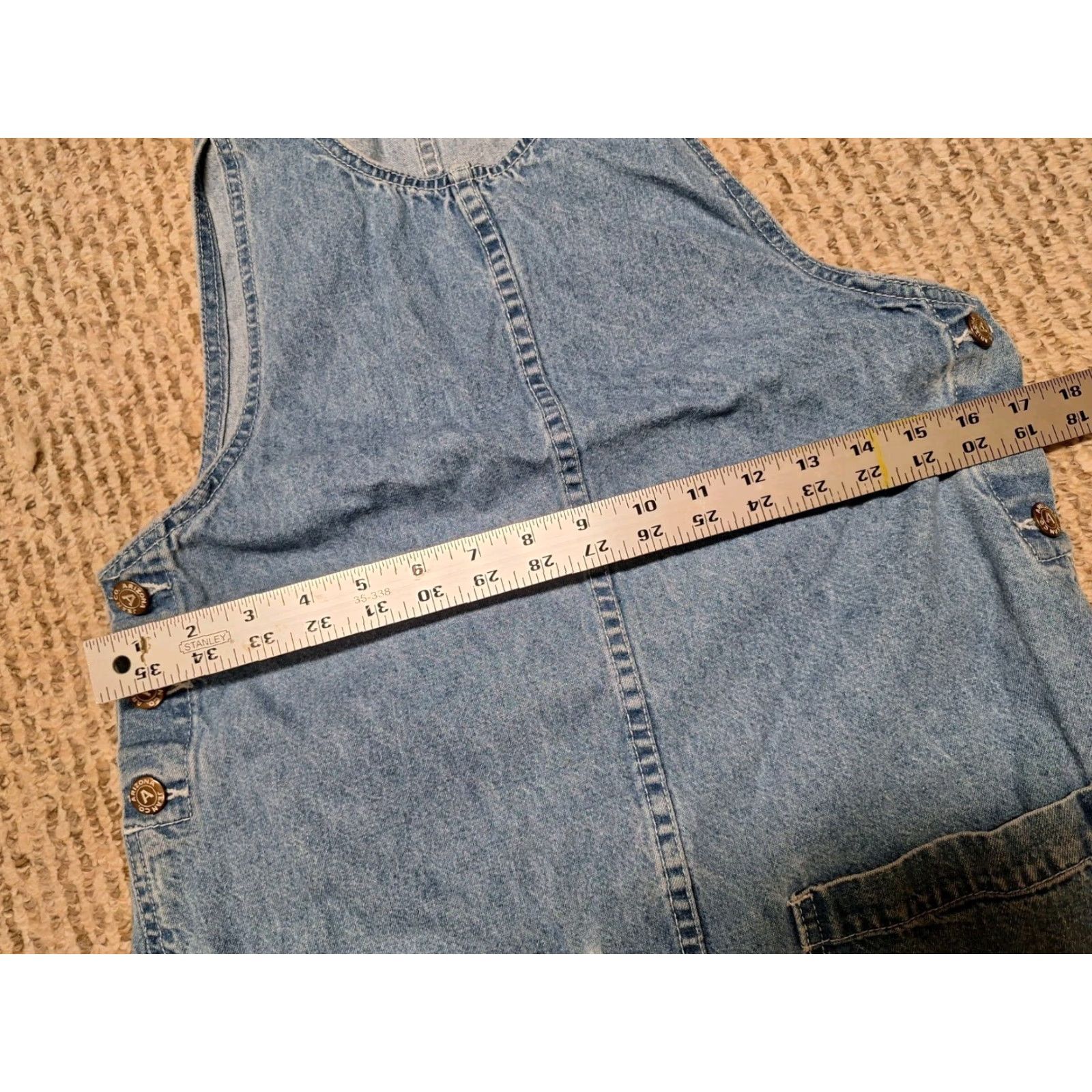 Vintage VINTAGE Arizona Jean Company Denim Dress S Blue 90s 00s Y2K Sleeveless Collared Long Dress Women's Casual Formal Party/Cocktail Travel Denim Dress Size 28" / US 6 / IT 42 - 4 Thumbnail