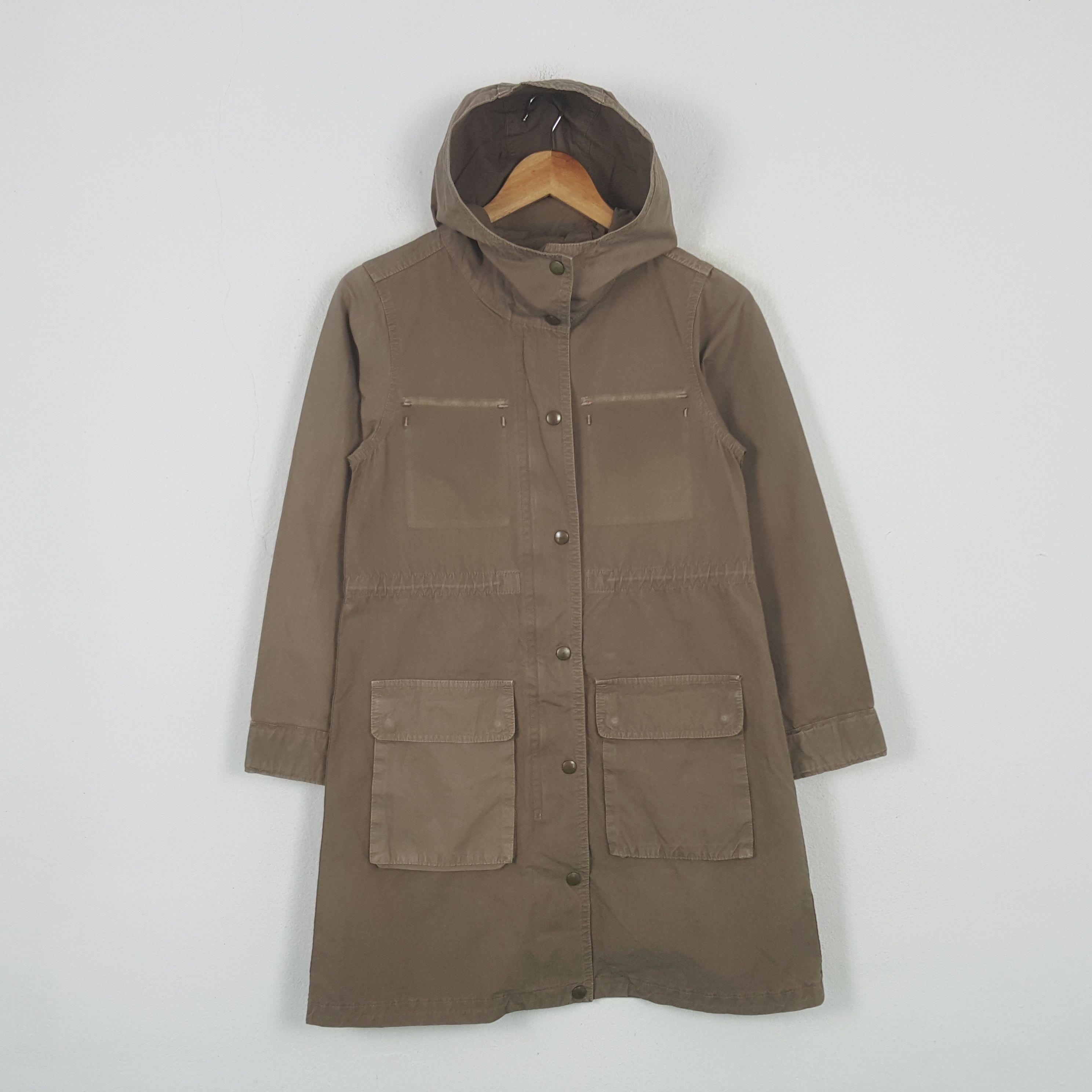 Japanese Brand Vintage iENA Japanese Brand Long Parka Jacket RR13 Size US XS / EU 42 / 0 - 1 Thumbnail