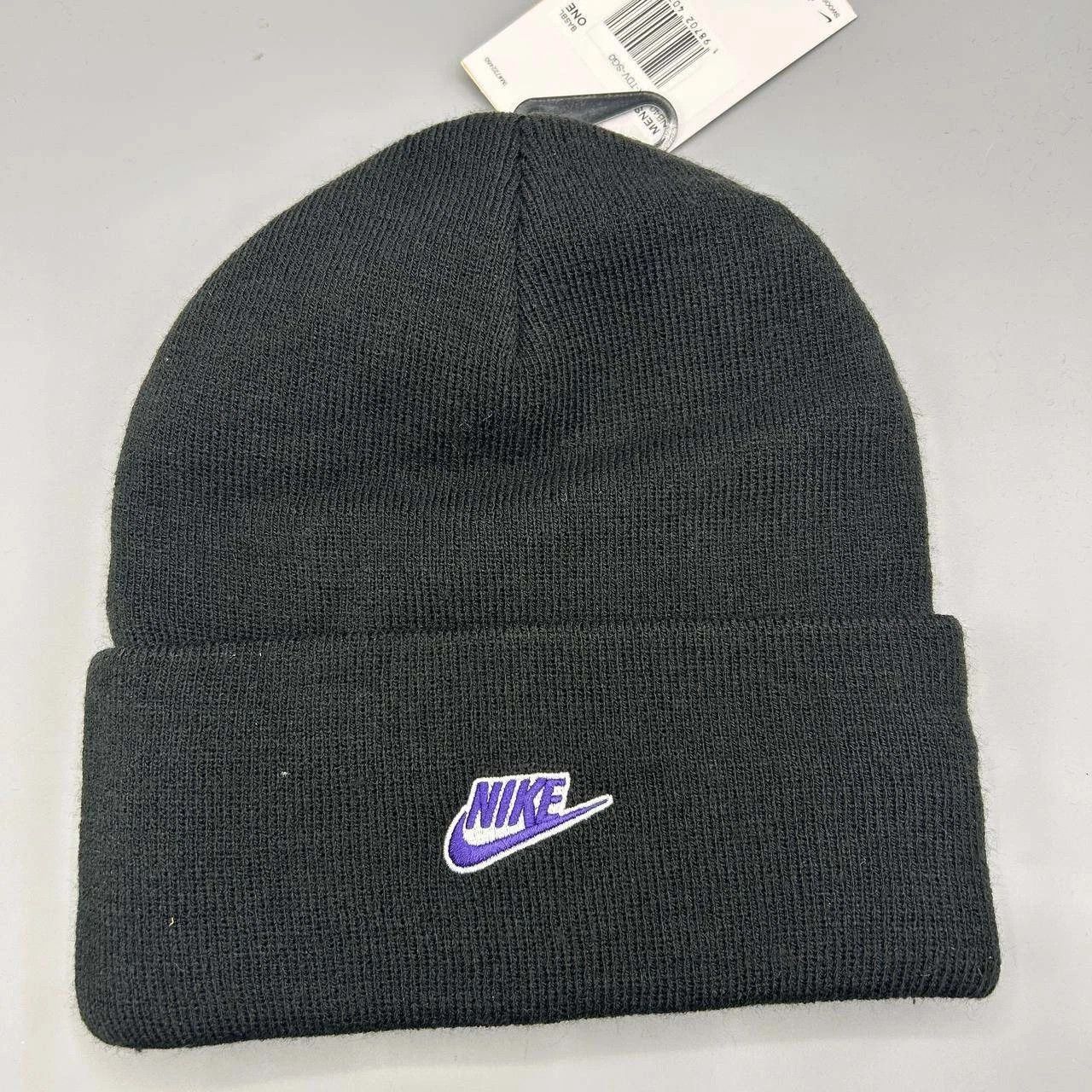 Nike Tampa Bay Devil Rays x Nike Hat Men Black Cuffed Beanie Cap Size ONE SIZE - 2 Thumbnail
