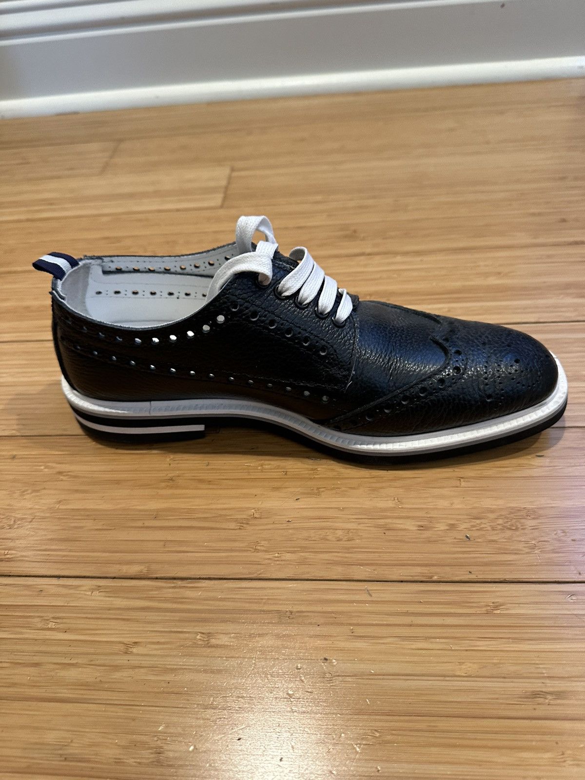 Other Loriblu Men’s Navy Leather Derby Shoes IT 41 / US 9.5 Size US 8.5 / EU 41-42 - 8 Thumbnail