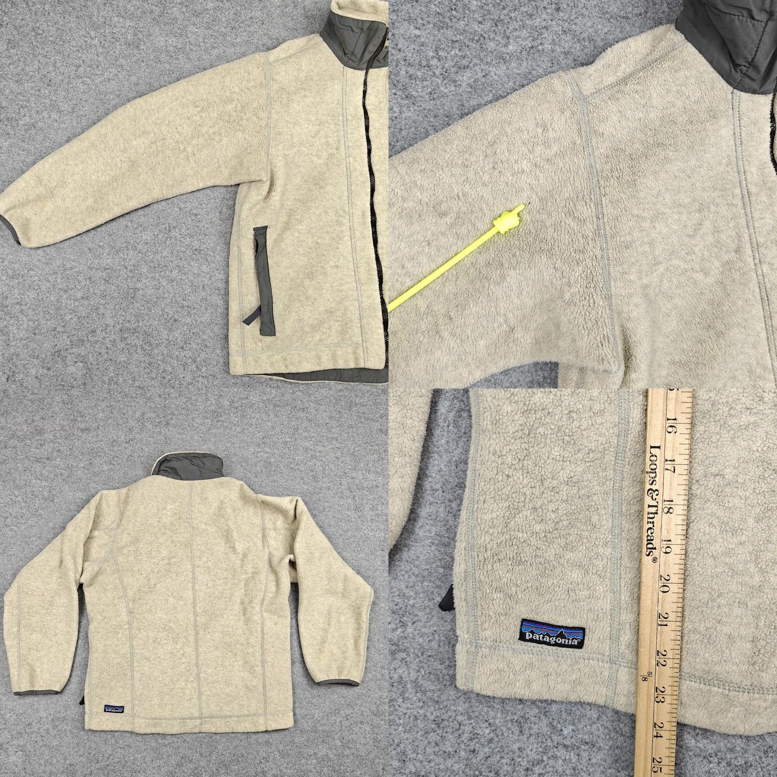 Patagonia VINTAGE Patagonia Synchilla Fleece Jacket Womens Medium Full Zip Made USA 90s Size M / US 6-8 / IT 42-44 - 8 Thumbnail