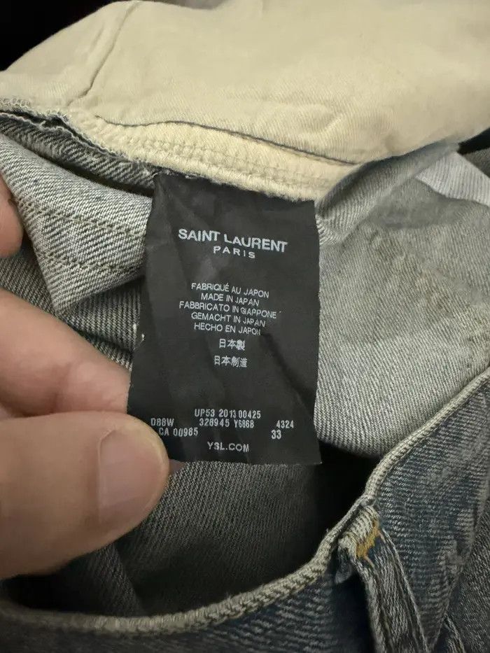 Saint Laurent Paris Saint Laurent 2013 Big Crash Denim Size US 33 - 5 Thumbnail