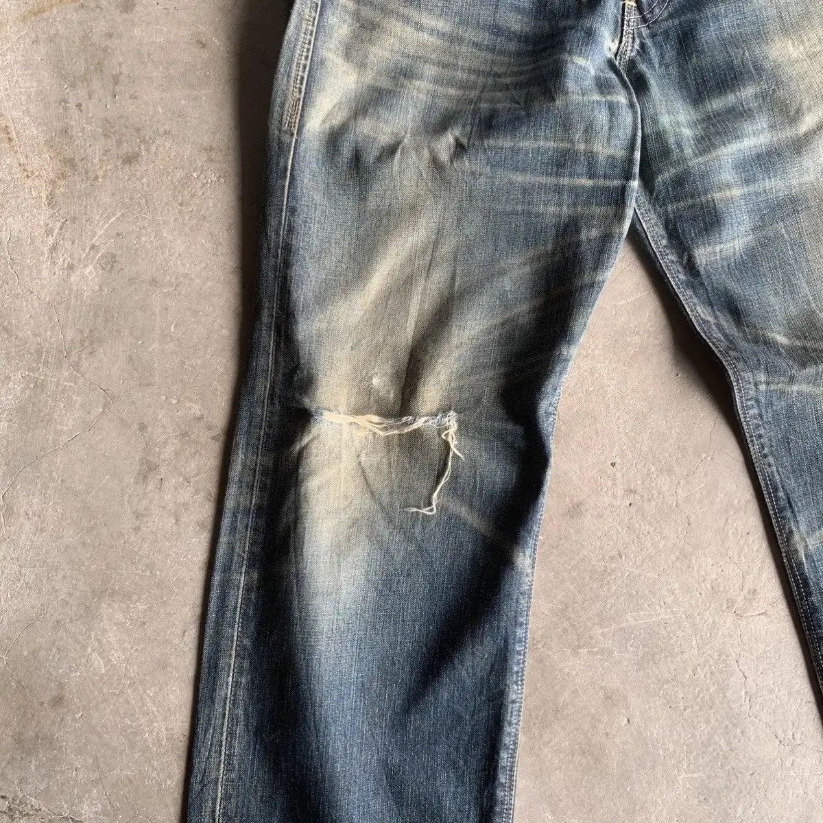 Levi's Levi’s 503XX Jeans Mudwash 32x31 Distressed Denim Pants Size US 32 / EU 48 - 5 Thumbnail