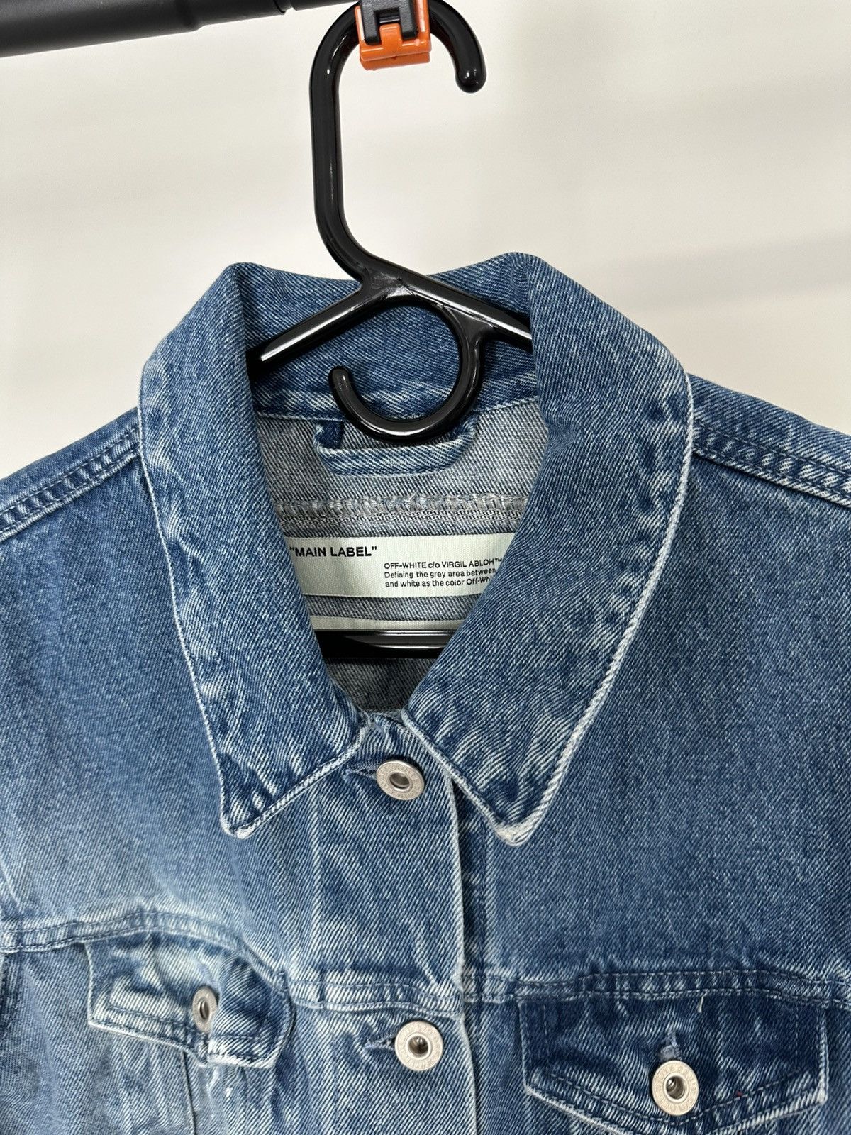 Off-White OFF WHITE DENIM JACKET Rare Size M / US 6-8 / IT 42-44 - 4 Thumbnail