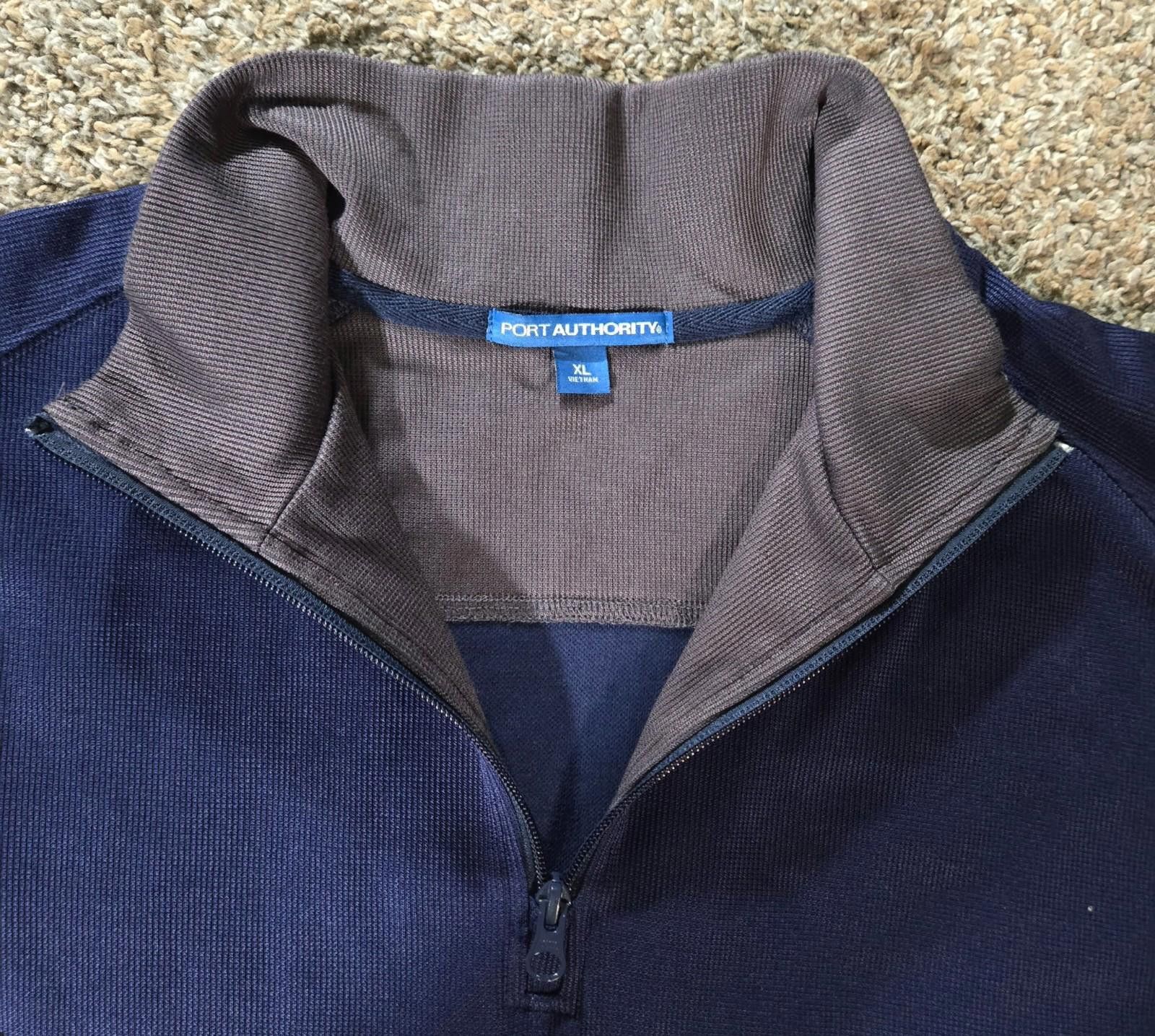 Port Authority AprilAire Port Authority 1/4 zip blue XL sweatshirt Size US XL / EU 56 / 4 - 4 Thumbnail
