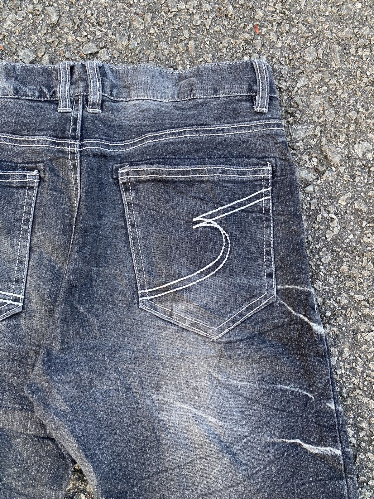 semanticdesign Semantics Design Japan Curve Leg Honeycomb Design Jeans Size US 30 / EU 46 - 13 Thumbnail