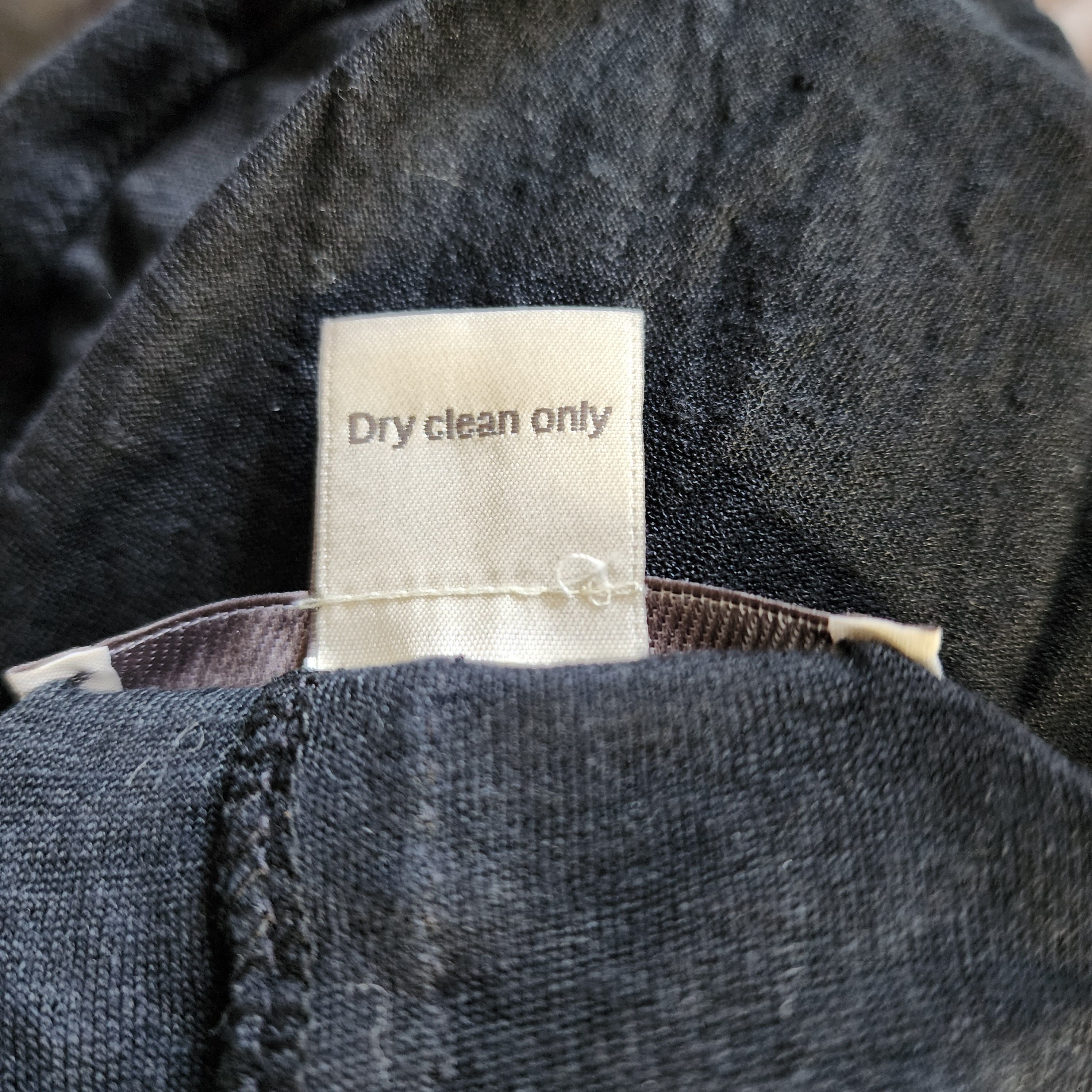 Brochu Walker Linen Shift Black Dress 3/4 Sleeves Minimalist Crew Neck Size S / US 4 / IT 40 - 3 Thumbnail
