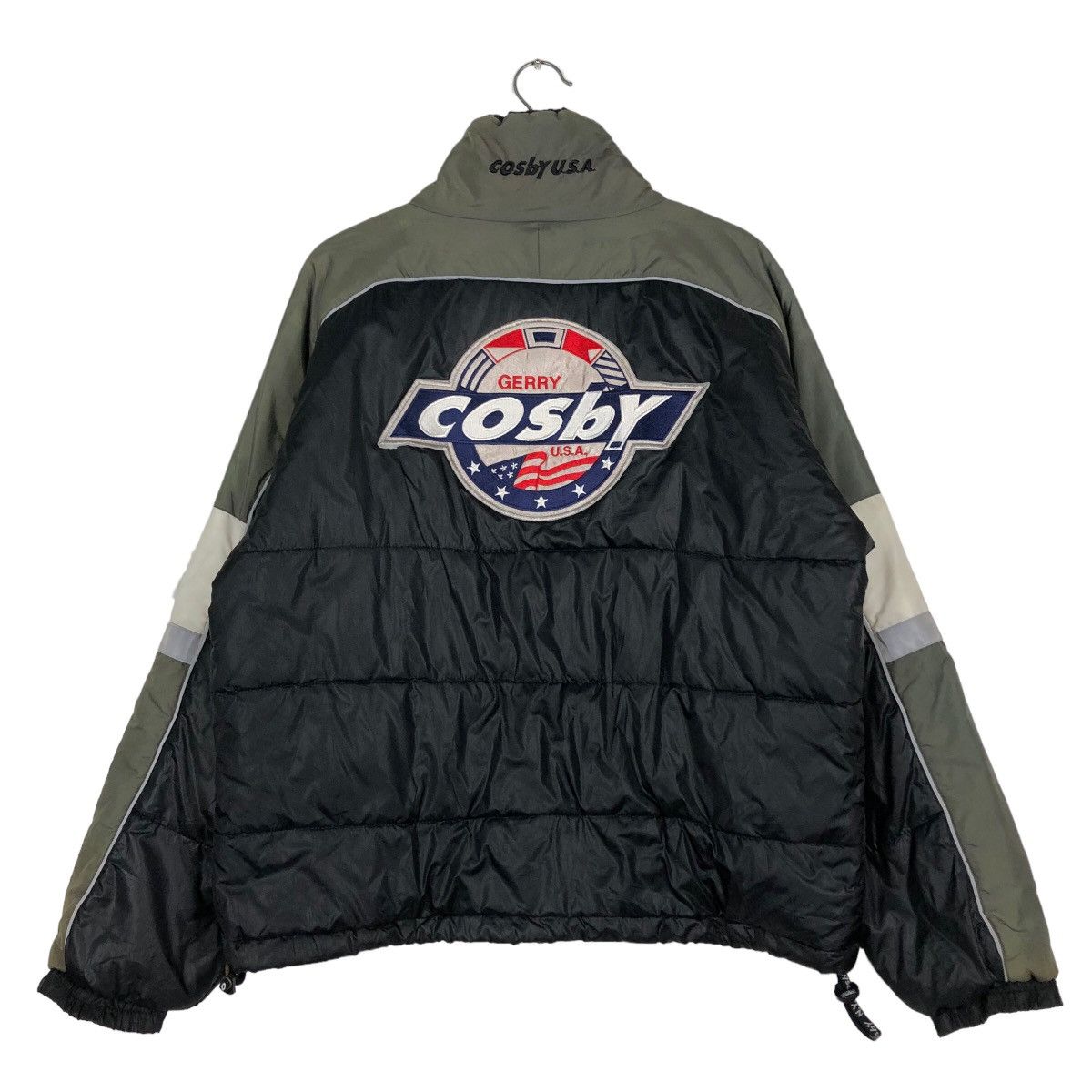Japanese Brand 🔥Vintage Bomber Jacket Cosby USA Big Logo Spell Out Size US M / EU 48-50 / 2 - 8 Thumbnail