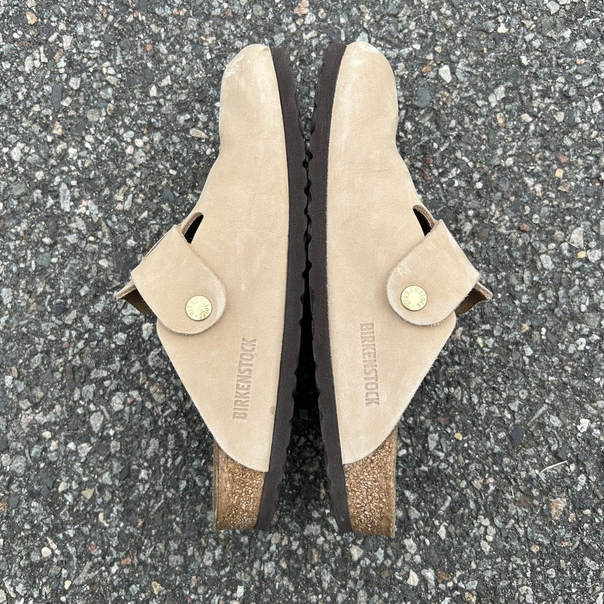Birkenstock Birkenstock Boston Big Buckle Nubuck Sandcastle Size US 8 / IT 38 - 7 Thumbnail
