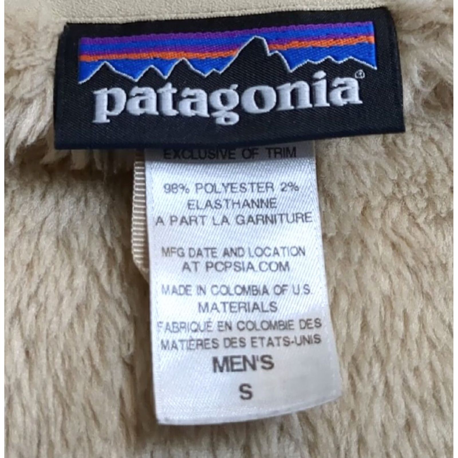 Patagonia VINTAGE Patagonia R2 Regulator Polartec Fleece Jacket Hybrid Deep Pile Oatmeal SML Mens Small Beige Size US S / EU 44-46 / 1 - 6 Thumbnail