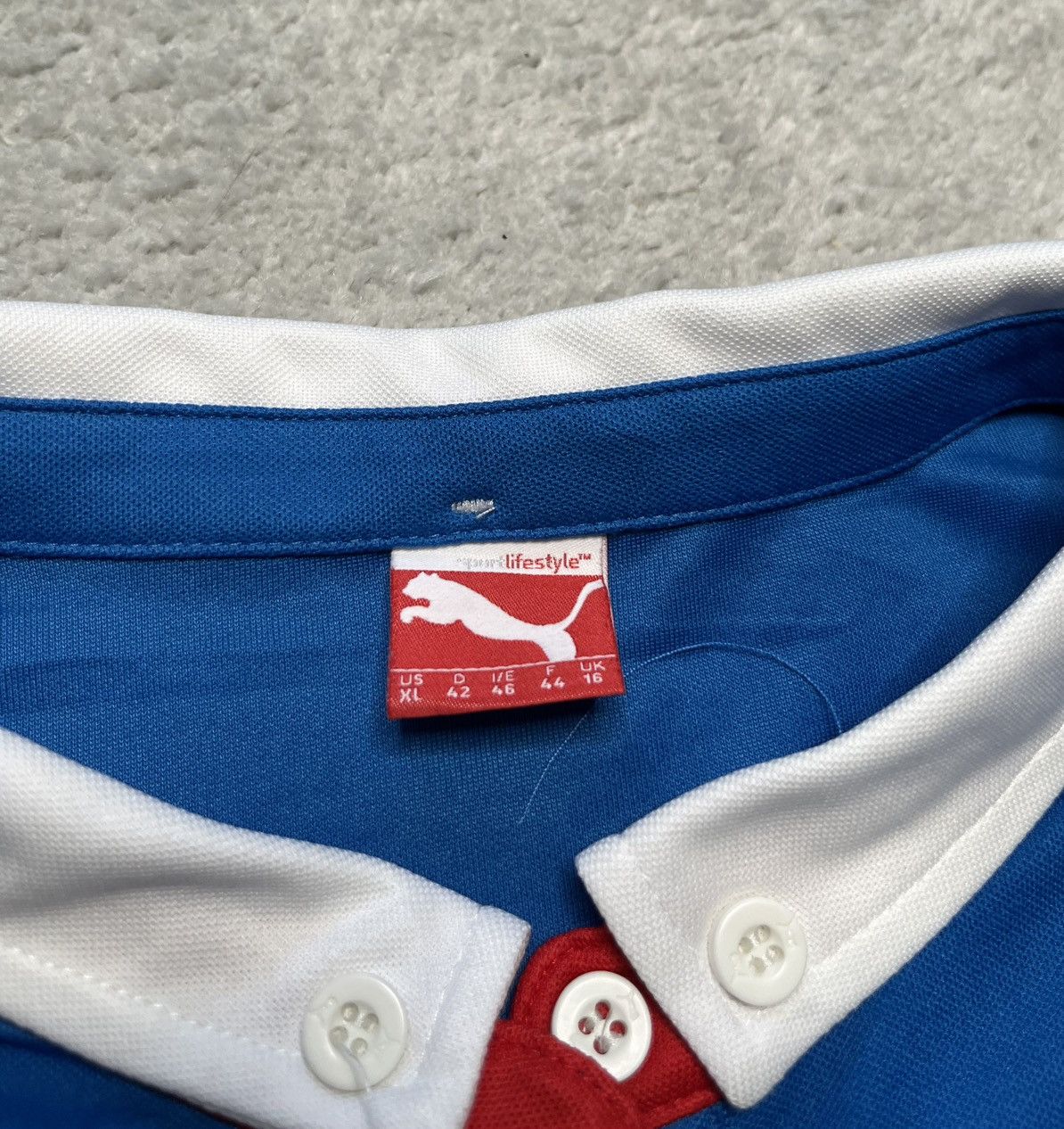 Puma Blue Jersey Top Puma Glasgow Rangers 2014/2015 Size L / US 10 / IT 46 - 3 Thumbnail