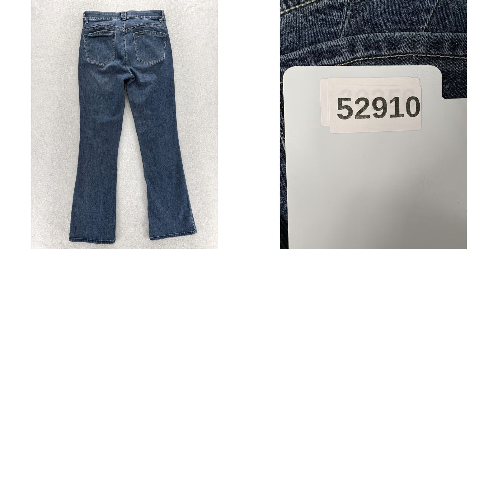 Vintage Democracy Jeans Bootcut Womens 8 Blue Mid Rise Distressed Stretch Pockets 5-Pocket Denim Cotton Polyester Viscose Spandex Size 30" / US 8 / IT 44 - 9 Thumbnail