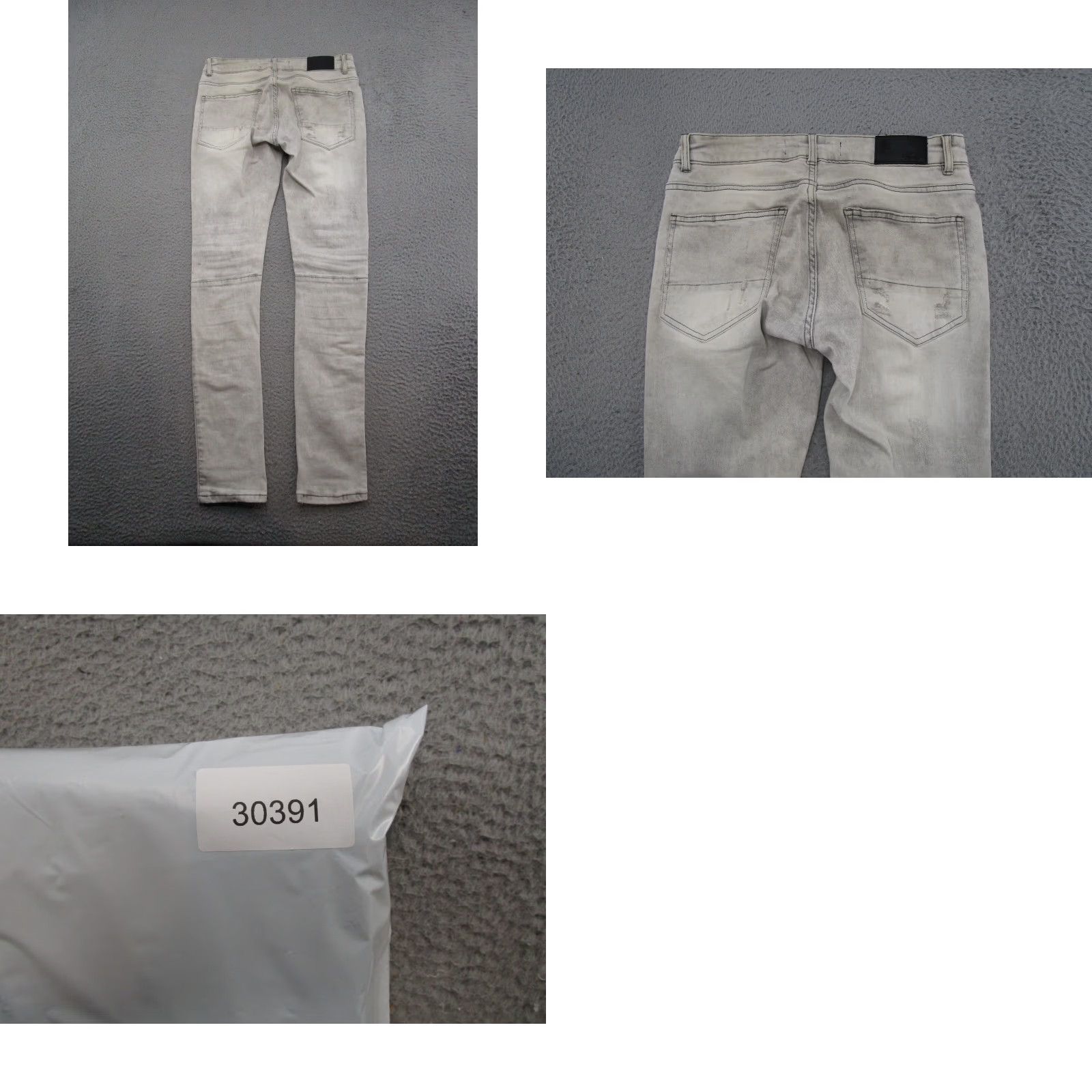 Vintage Focus Jeans Distressed Skinny Stretch Denim Jeans Mens Size 30x32 Used Look Size US 30 / EU 46 - 9 Thumbnail